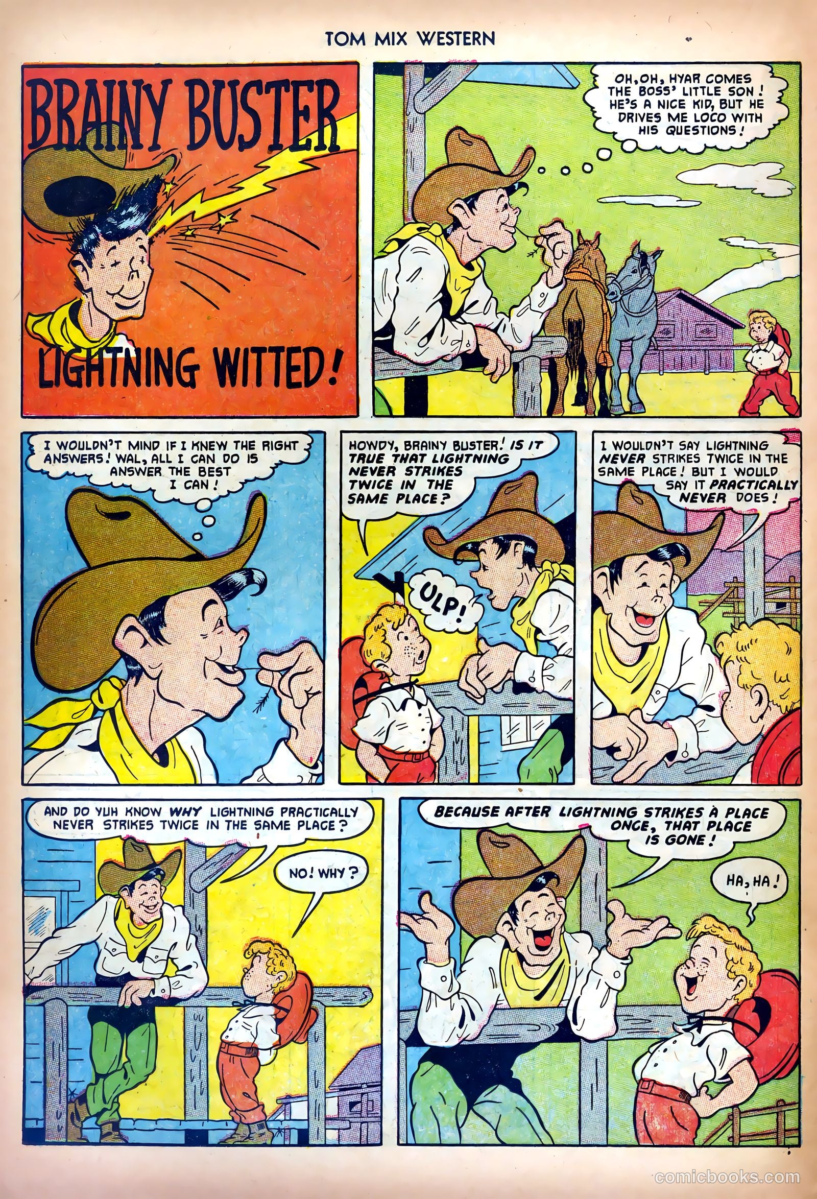 Tom Mix Western #58 (1952) — page 26 of 36