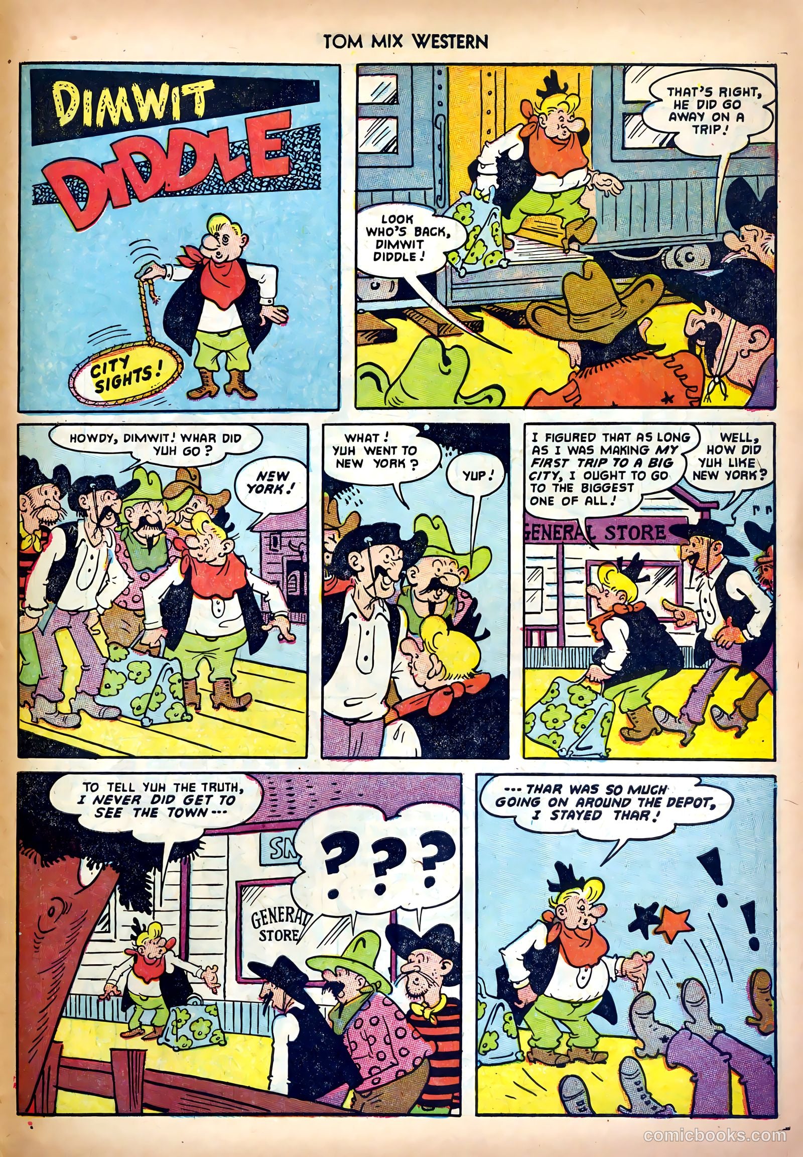 Tom Mix Western #58 (1952) — page 27 of 36