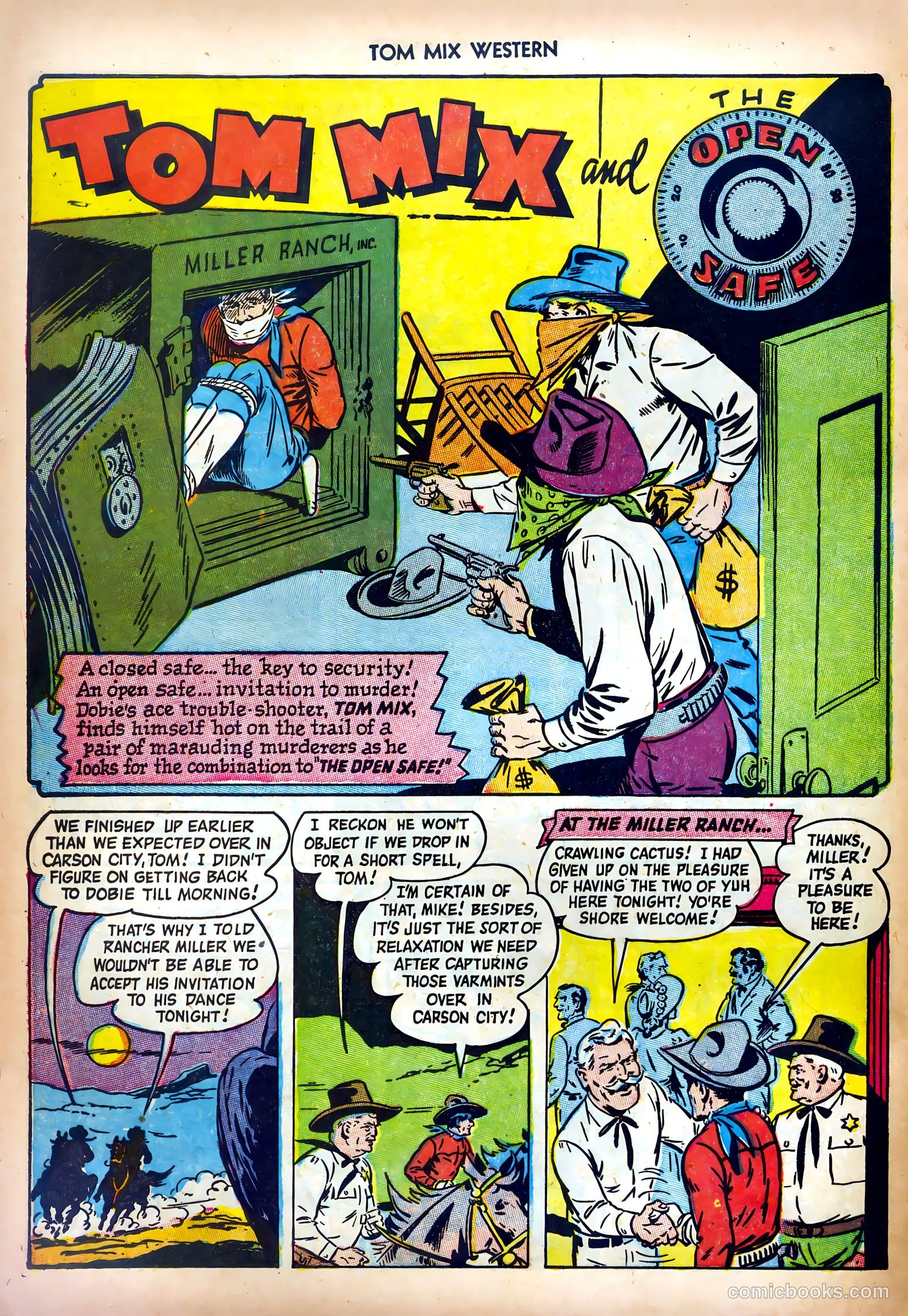 Tom Mix Western #58 (1952) — page 28 of 36