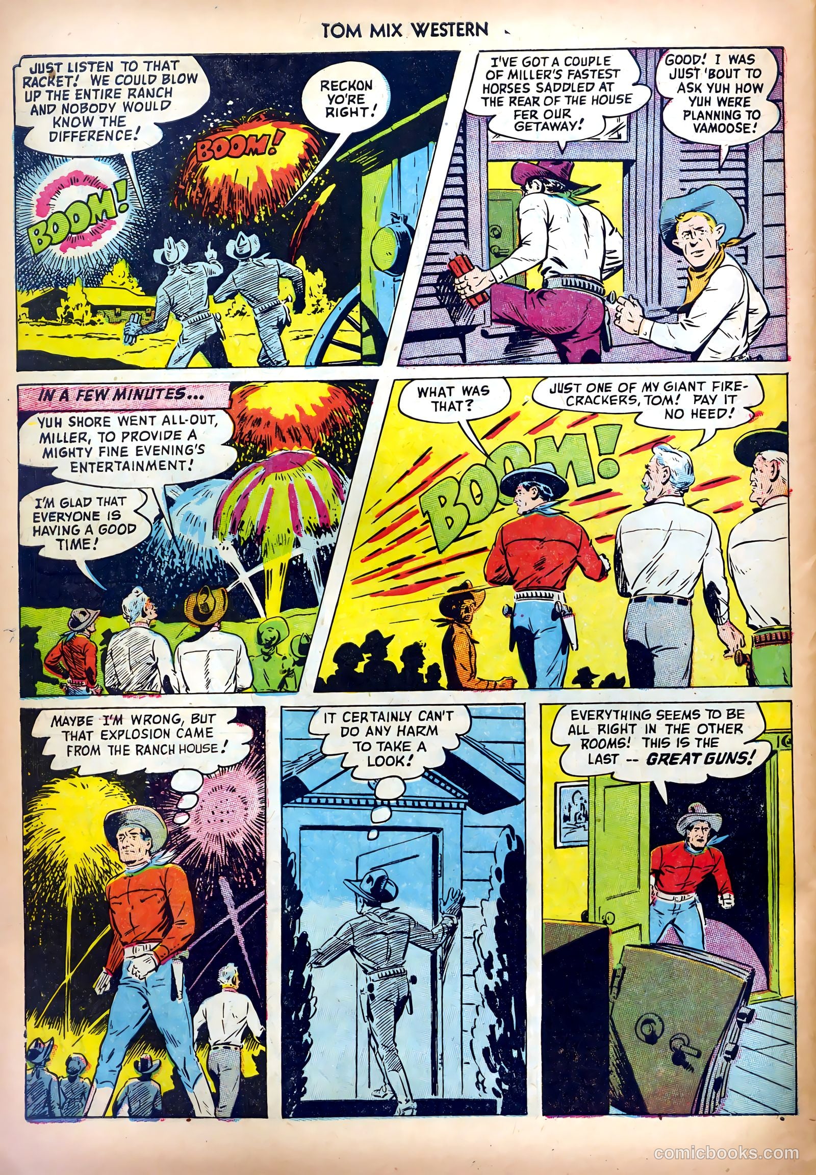 Tom Mix Western #58 (1952) — page 30 of 36