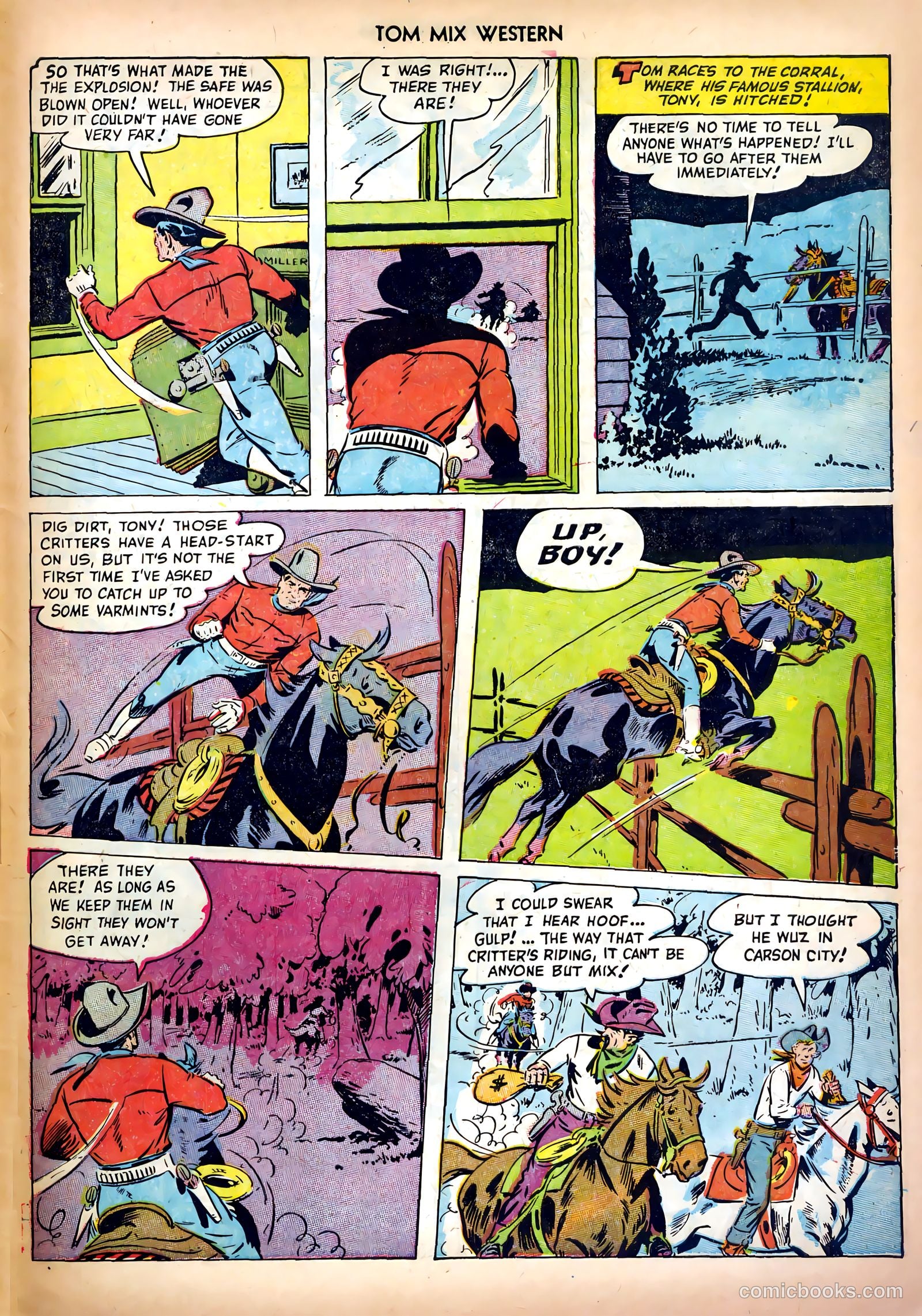 Tom Mix Western #58 (1952) — page 31 of 36