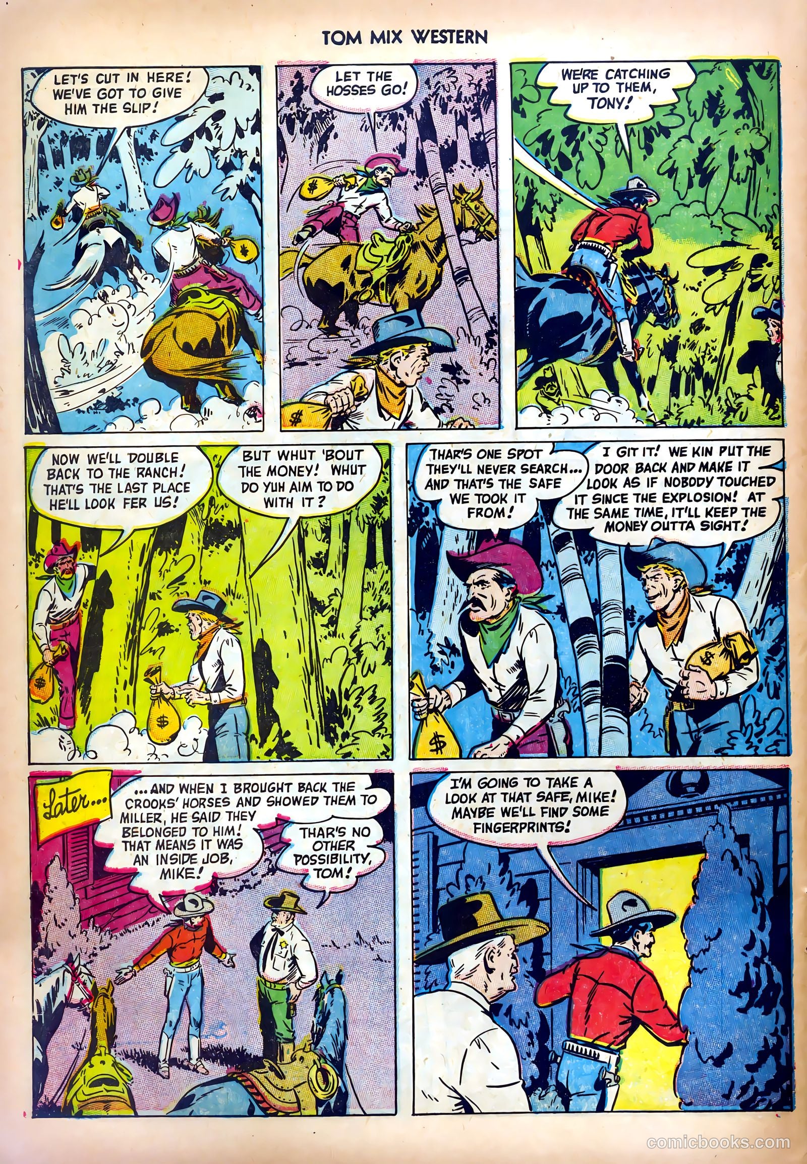 Tom Mix Western #58 (1952) — page 32 of 36