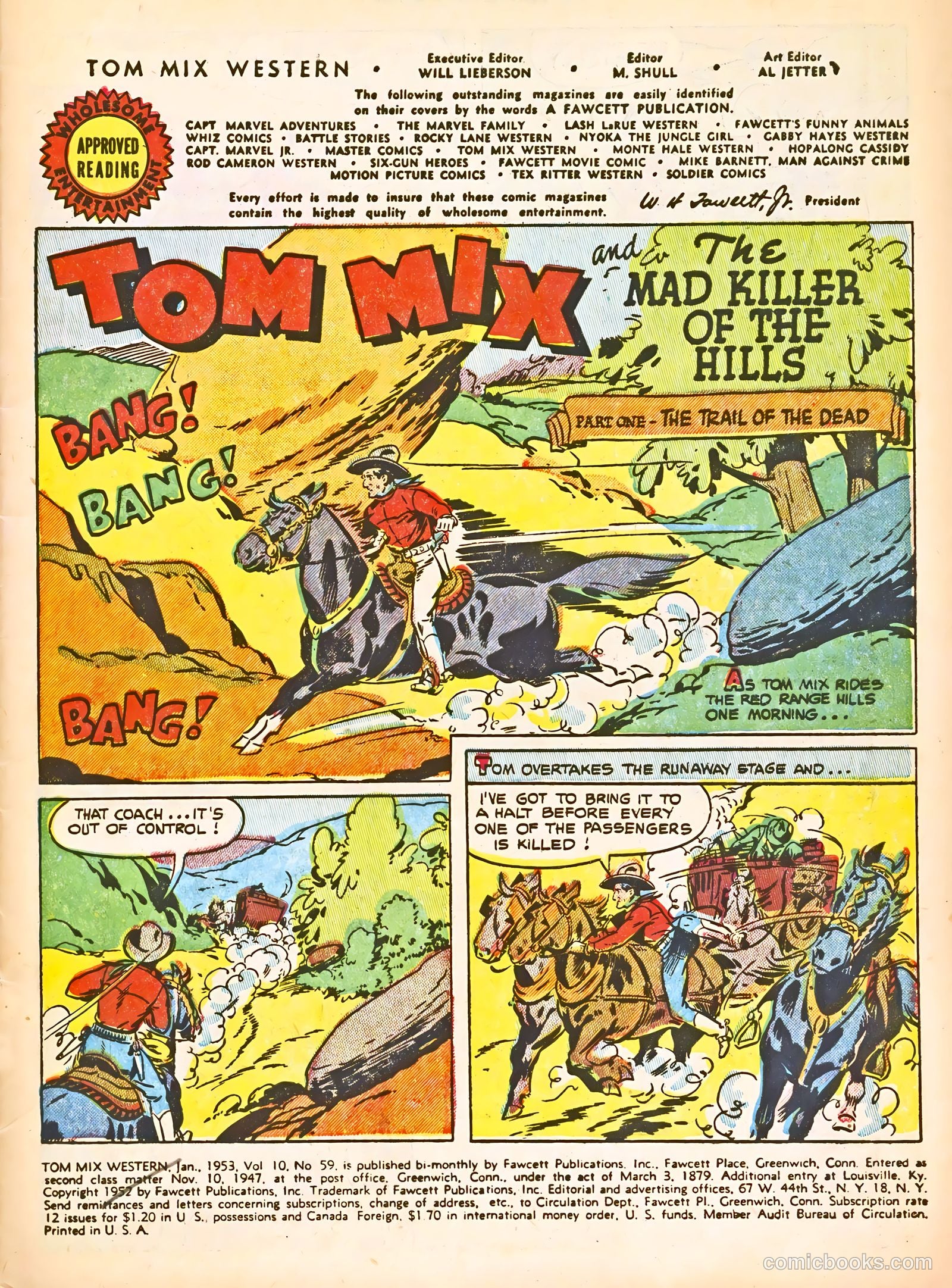Tom Mix Western #59 (1953) — page 3 of 36