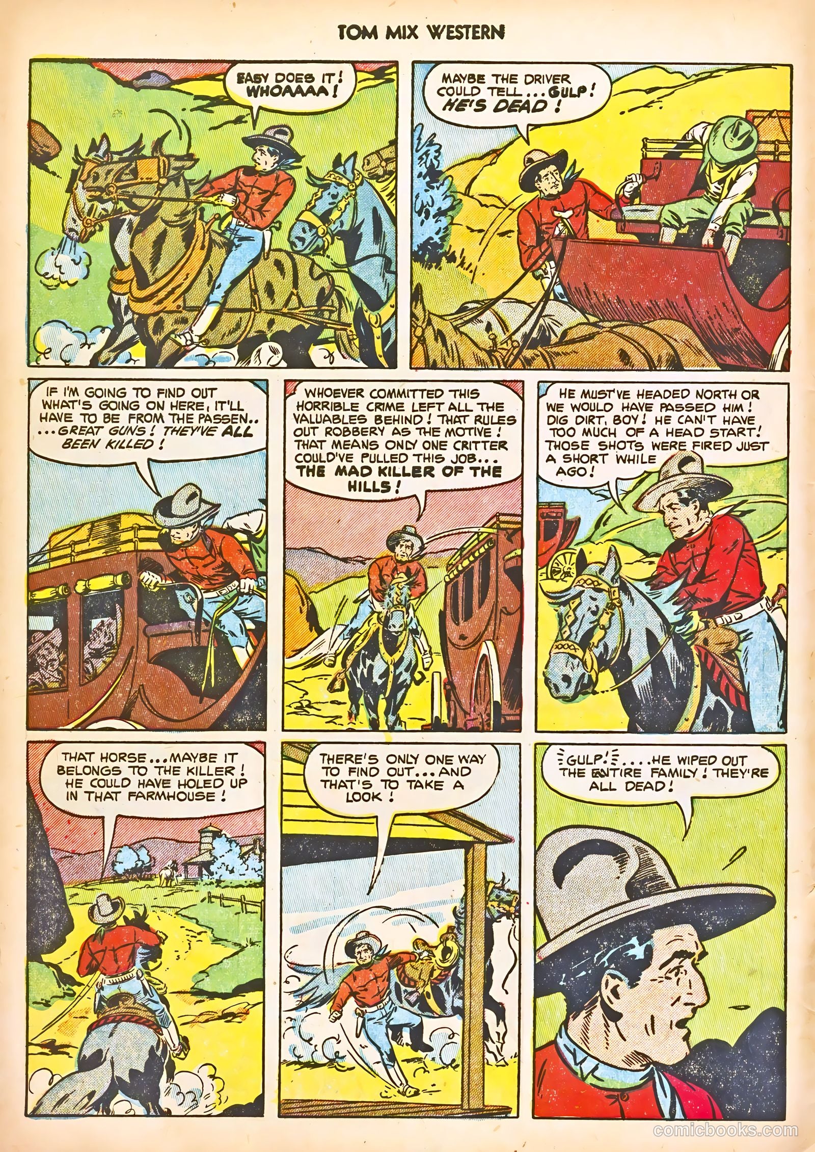 Tom Mix Western #59 (1953) — page 4 of 36