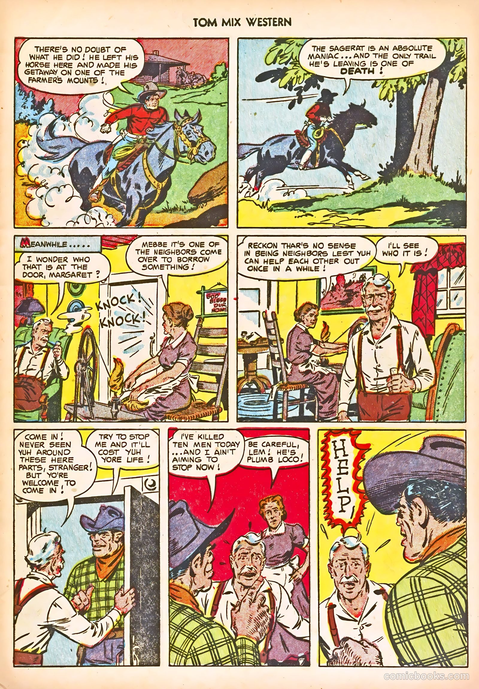 Tom Mix Western #59 (1953) — page 5 of 36