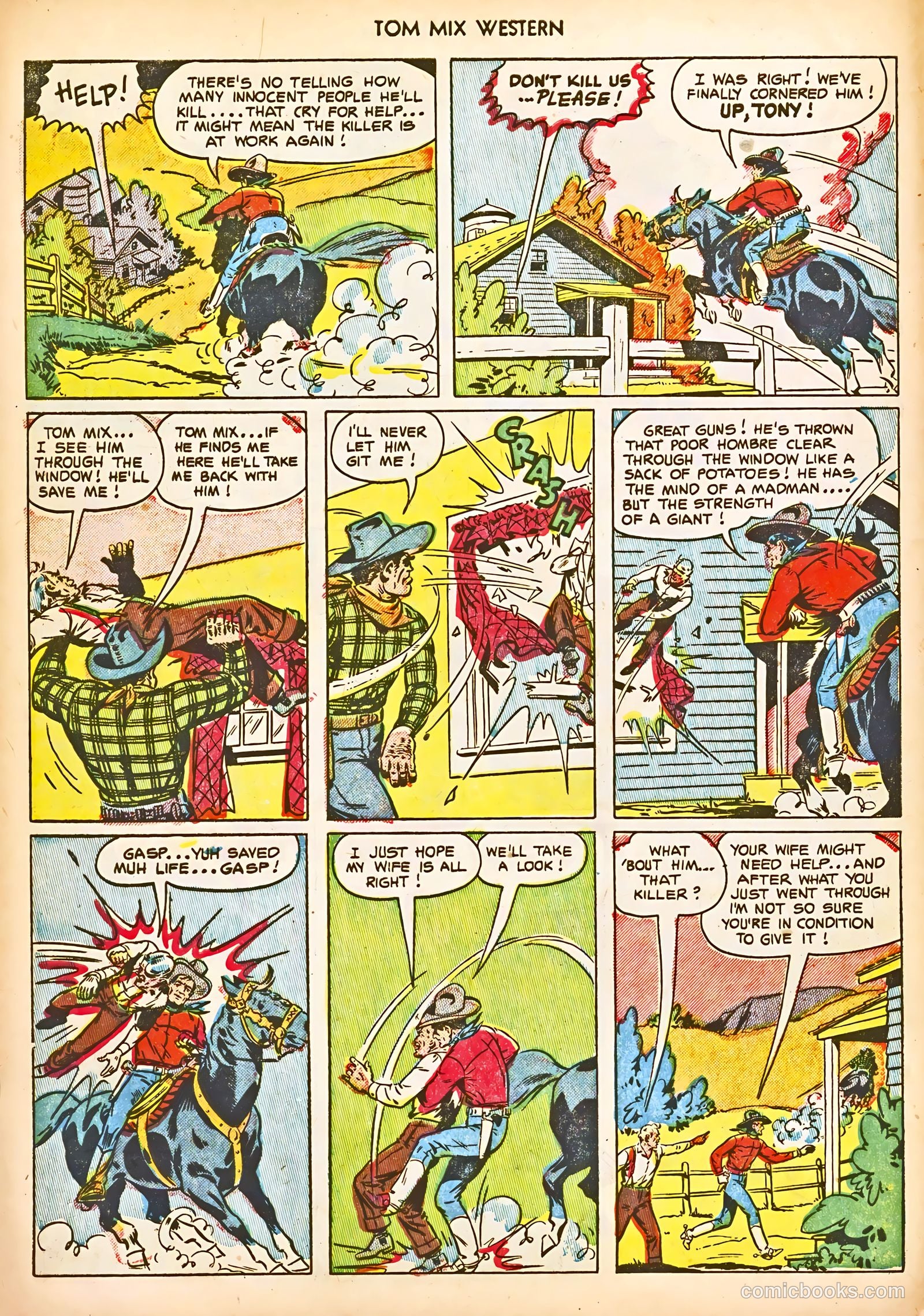 Tom Mix Western #59 (1953) — page 6 of 36