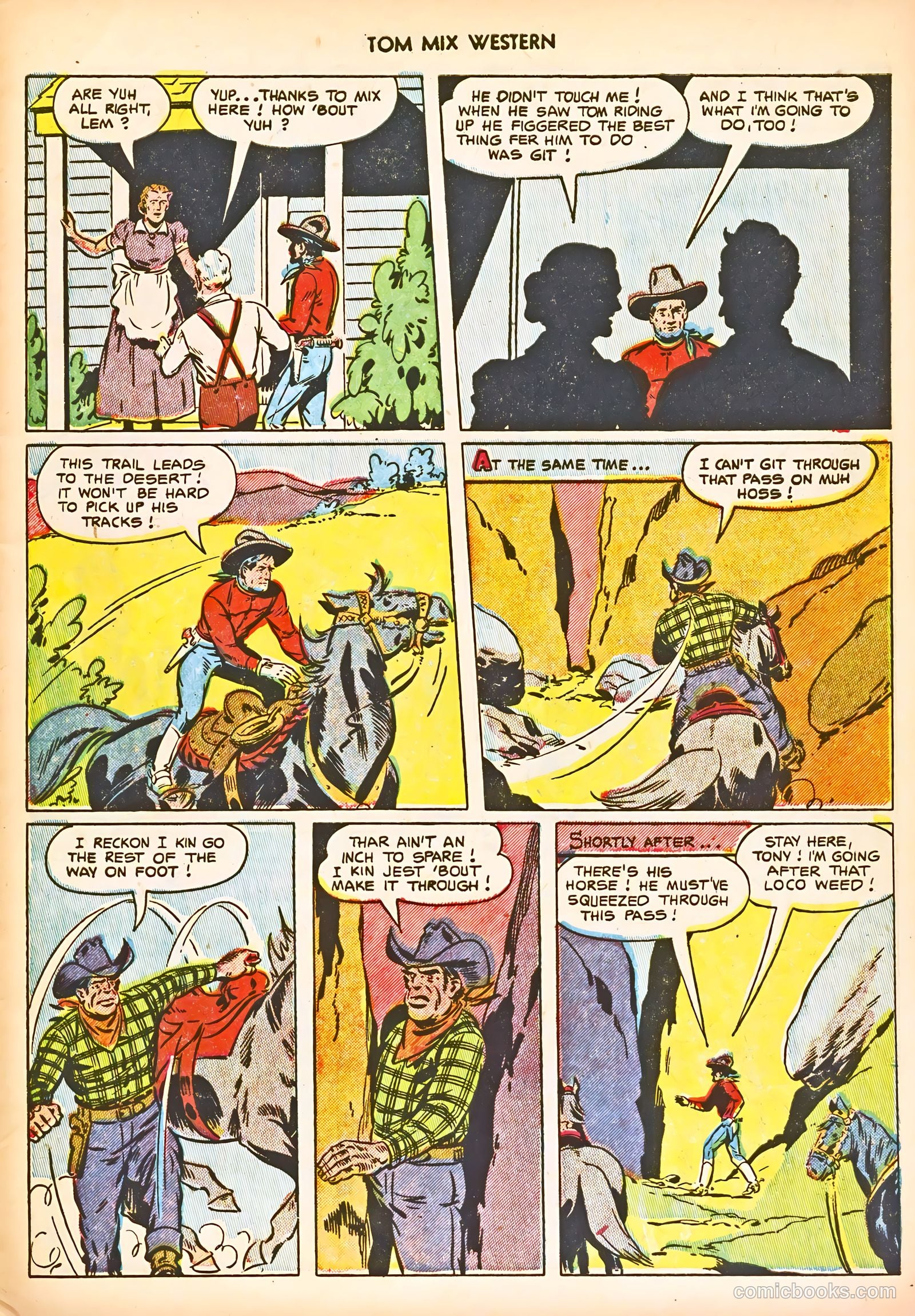 Tom Mix Western #59 (1953) — page 7 of 36