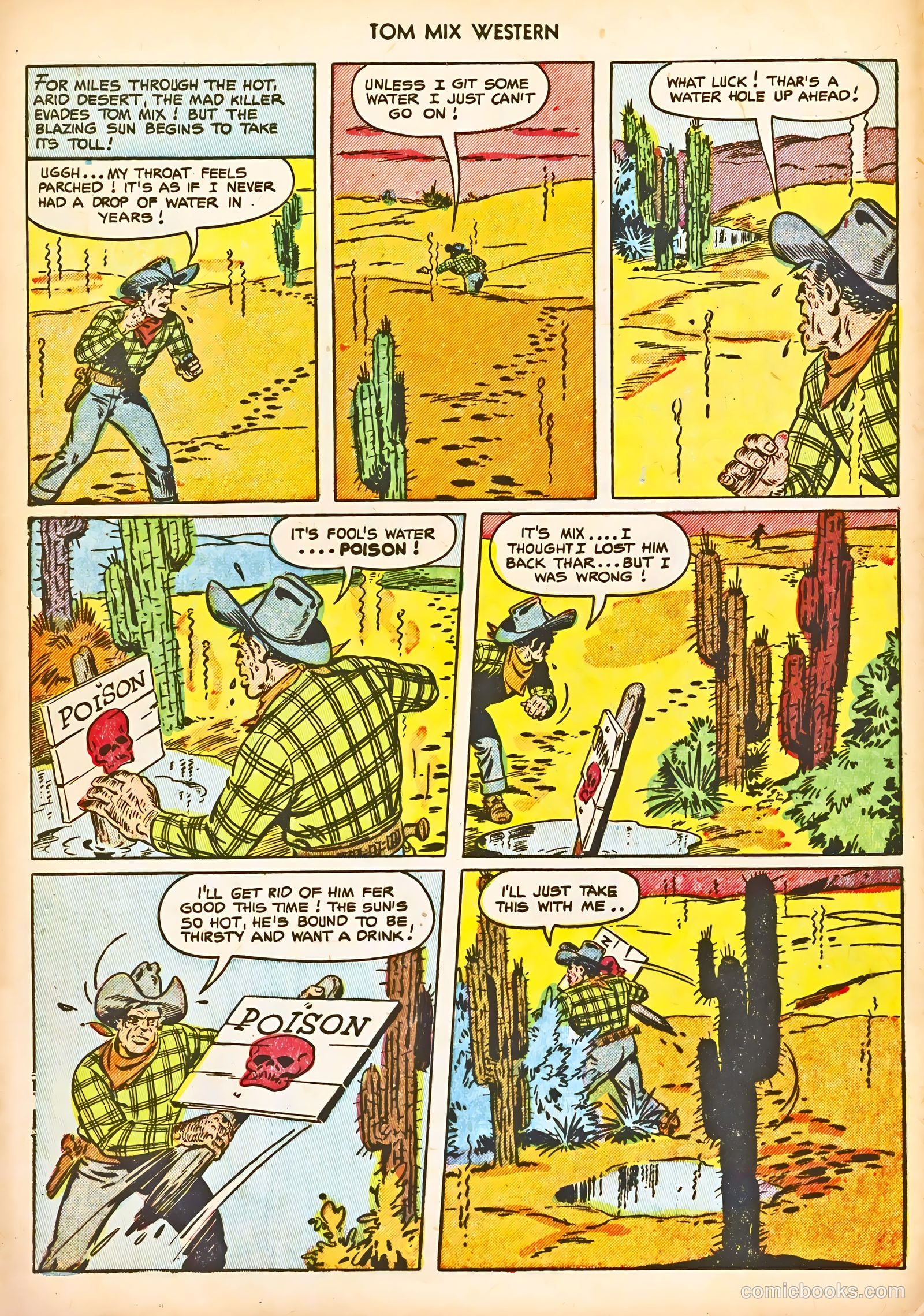 Tom Mix Western #59 (1953) — page 8 of 36