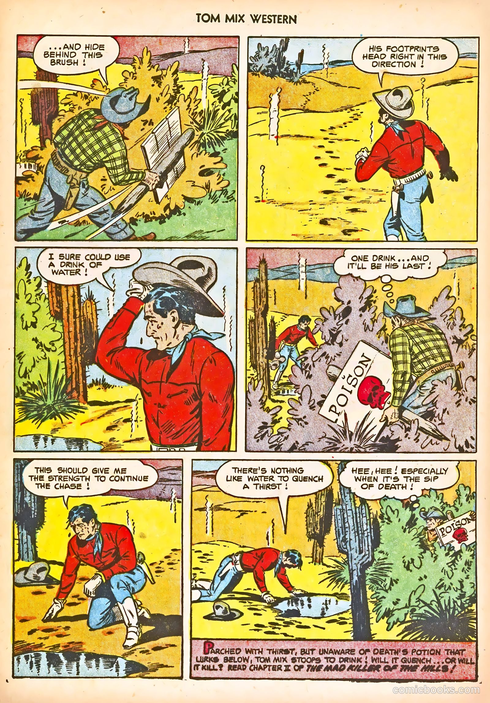 Tom Mix Western #59 (1953) — page 9 of 36