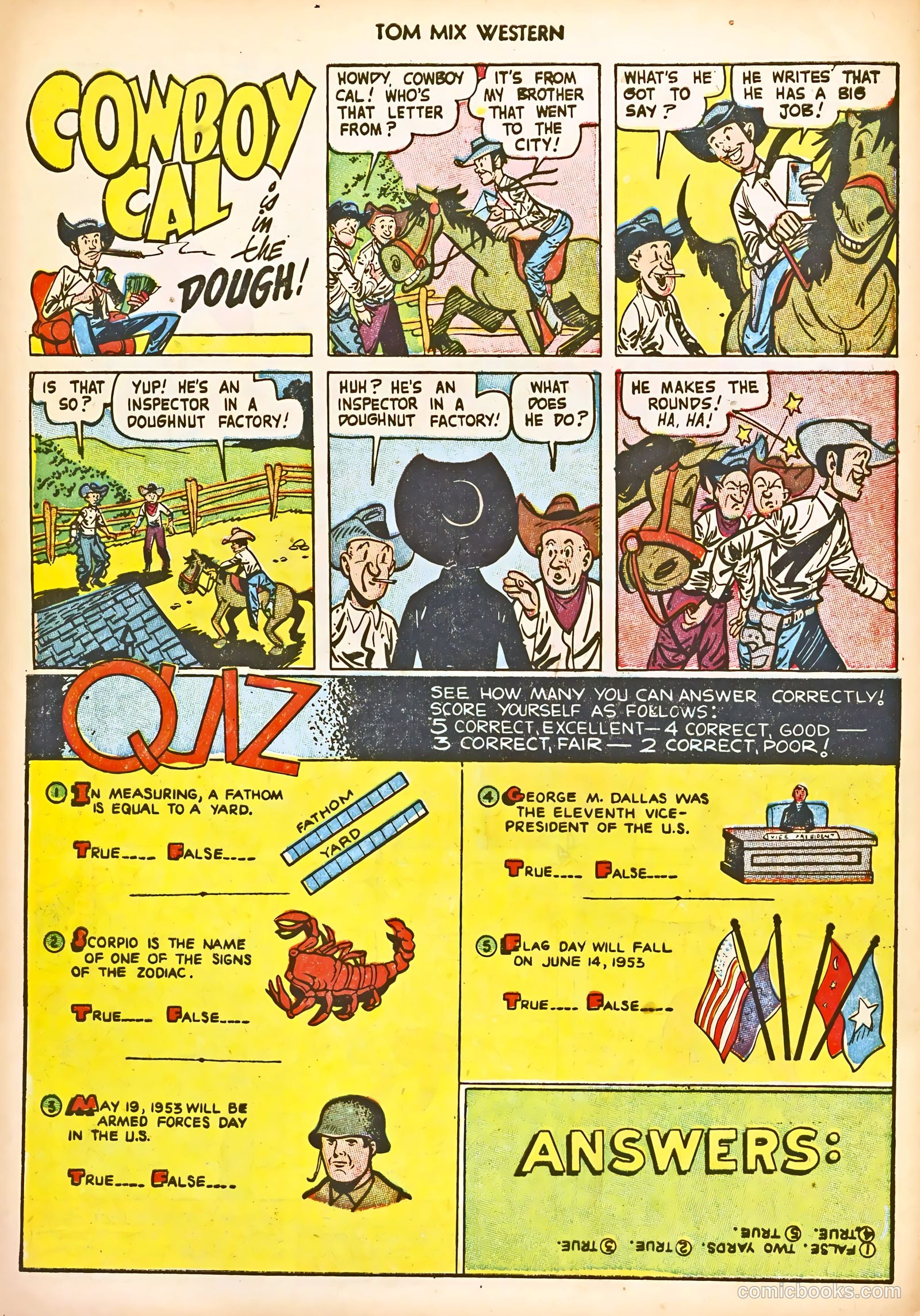 Tom Mix Western #59 (1953) — page 10 of 36