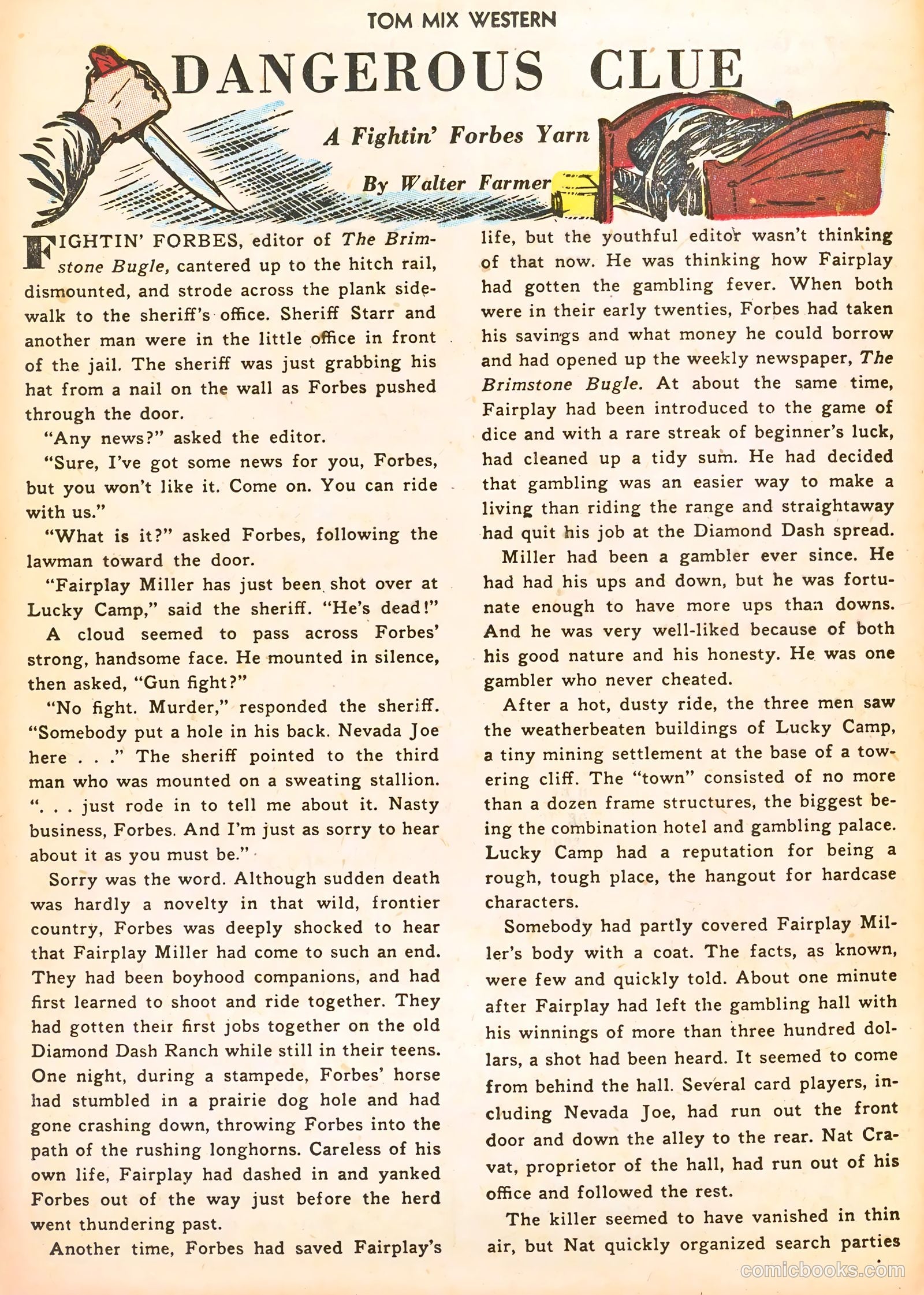 Tom Mix Western #59 (1953) — page 12 of 36