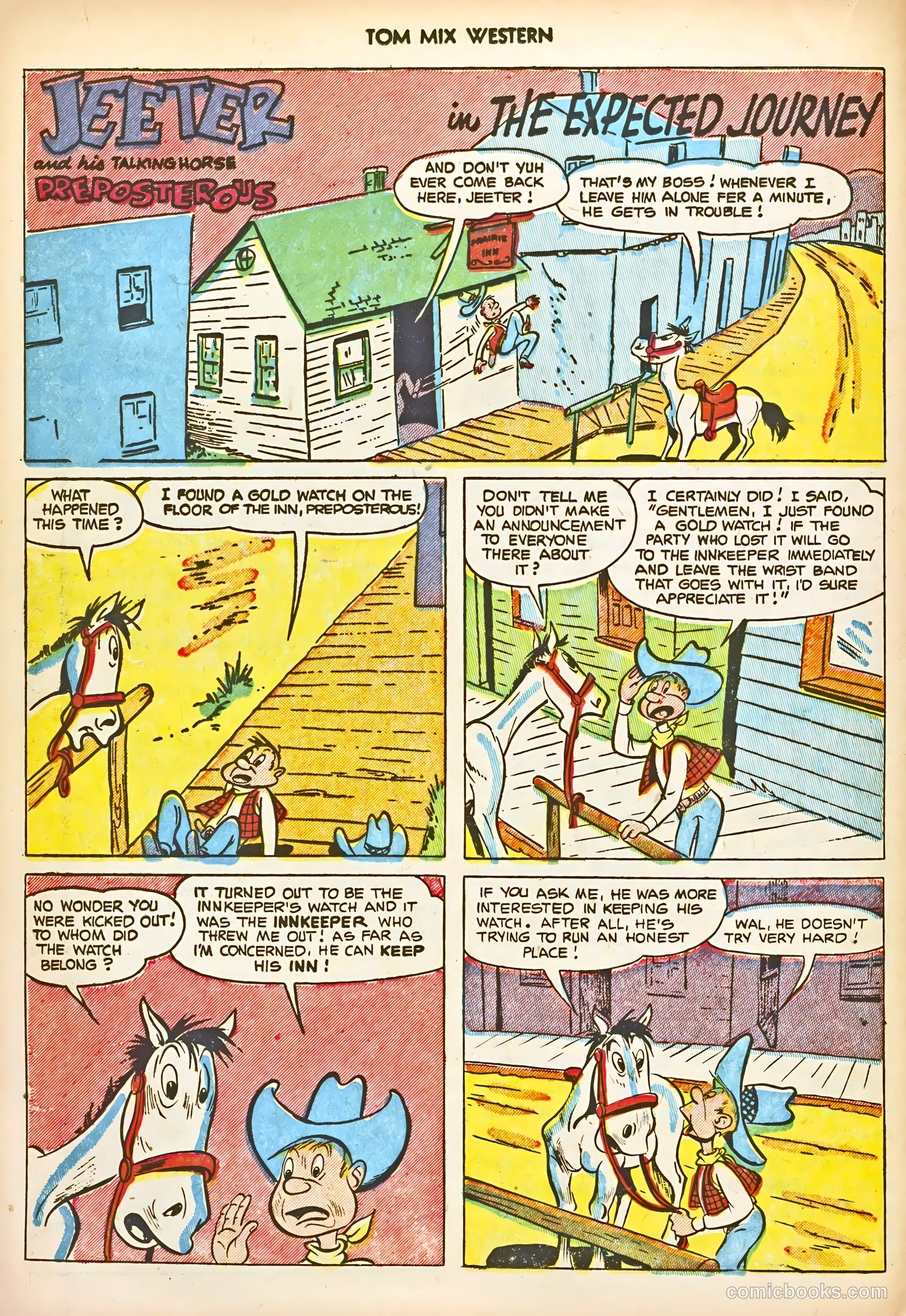Tom Mix Western #59 (1953) — page 14 of 36