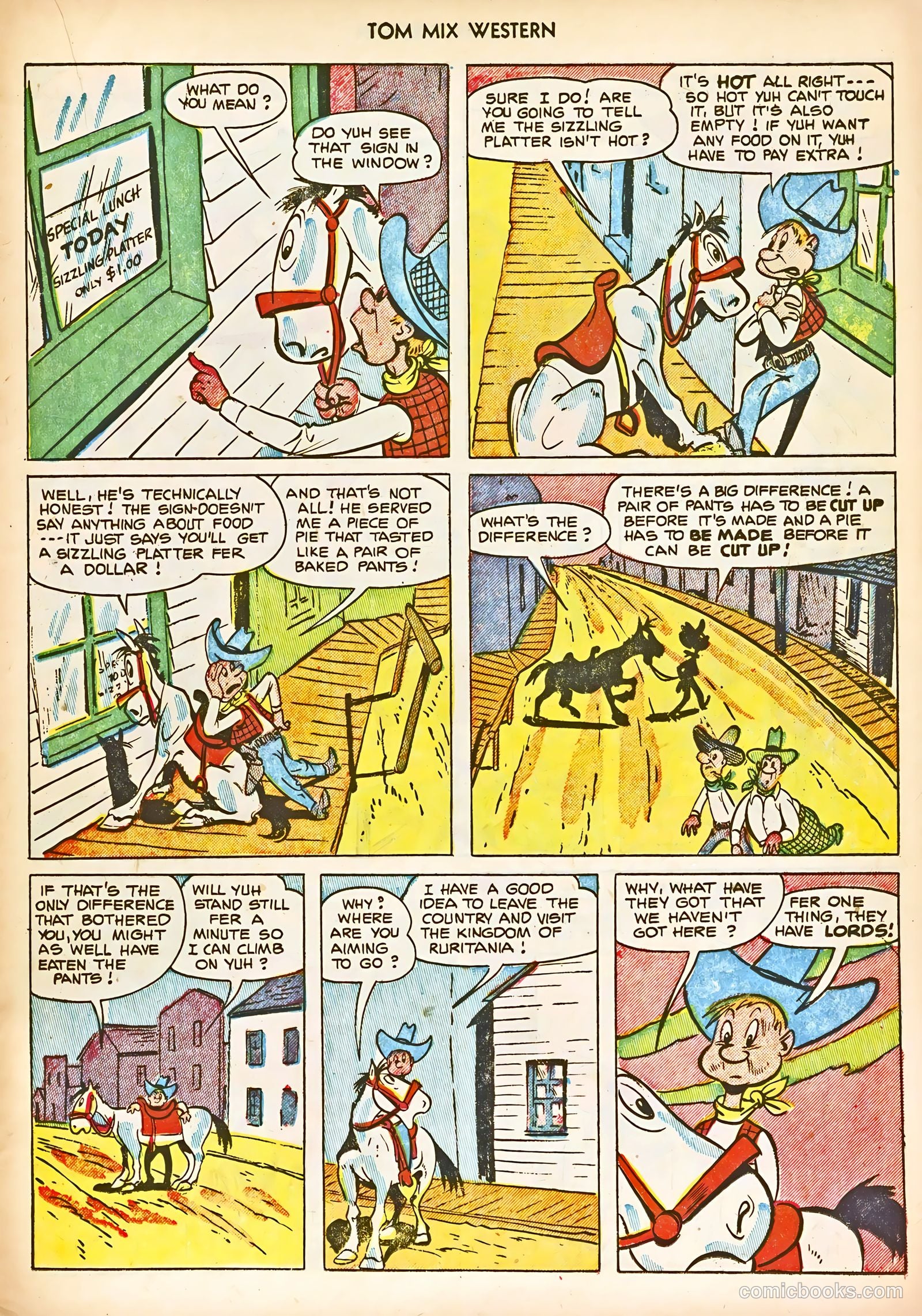 Tom Mix Western #59 (1953) — page 15 of 36