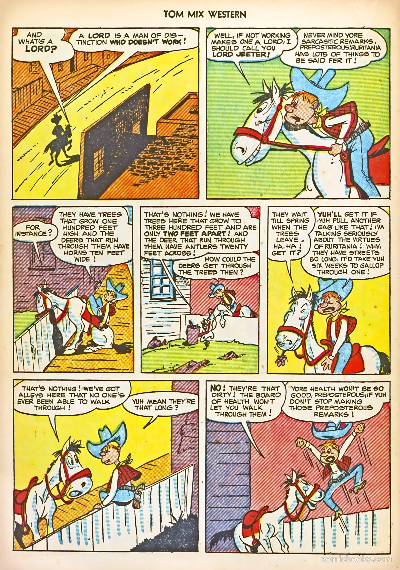 Tom Mix Western #59 (1953) — page 16 of 36