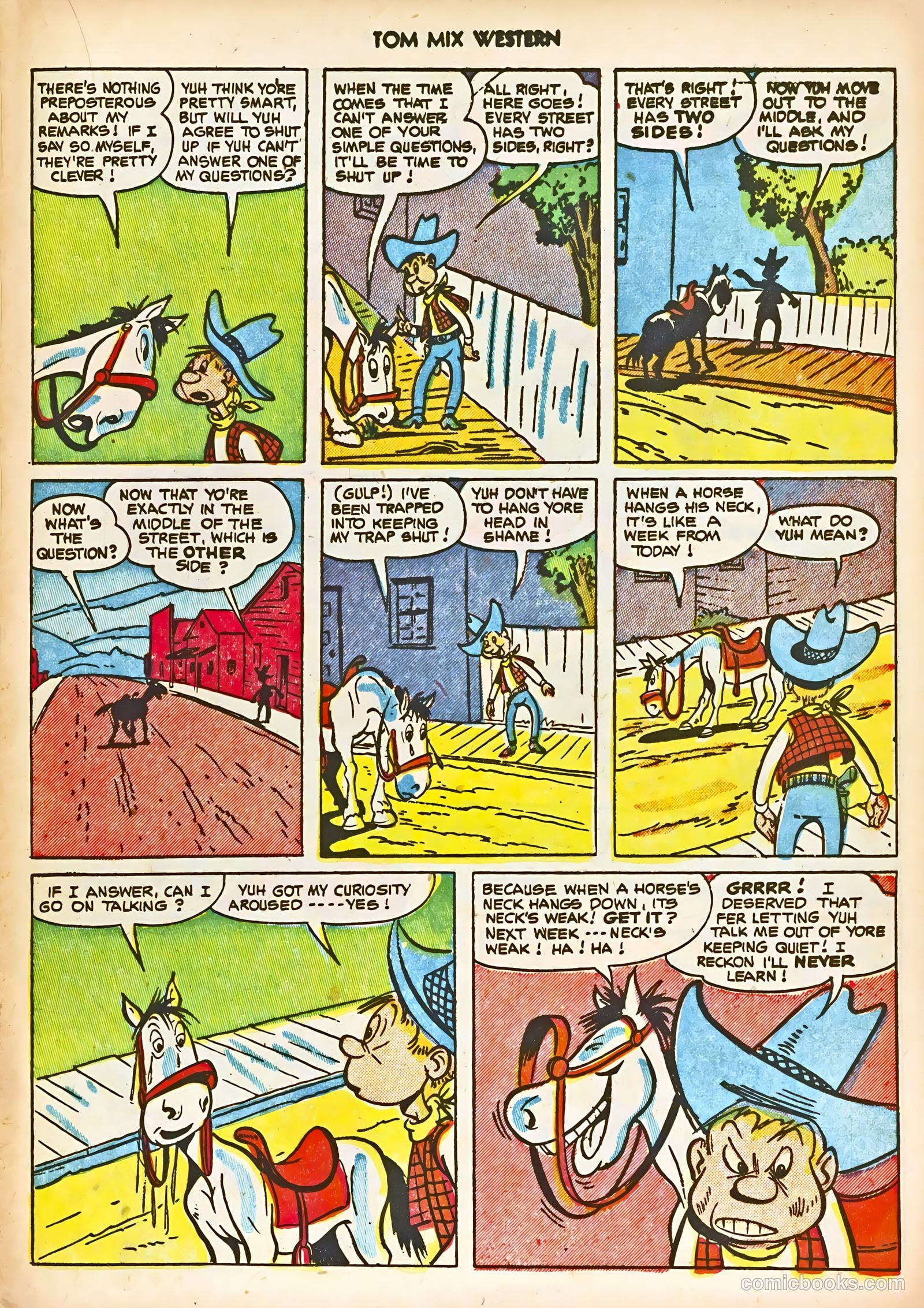 Tom Mix Western #59 (1953) — page 17 of 36