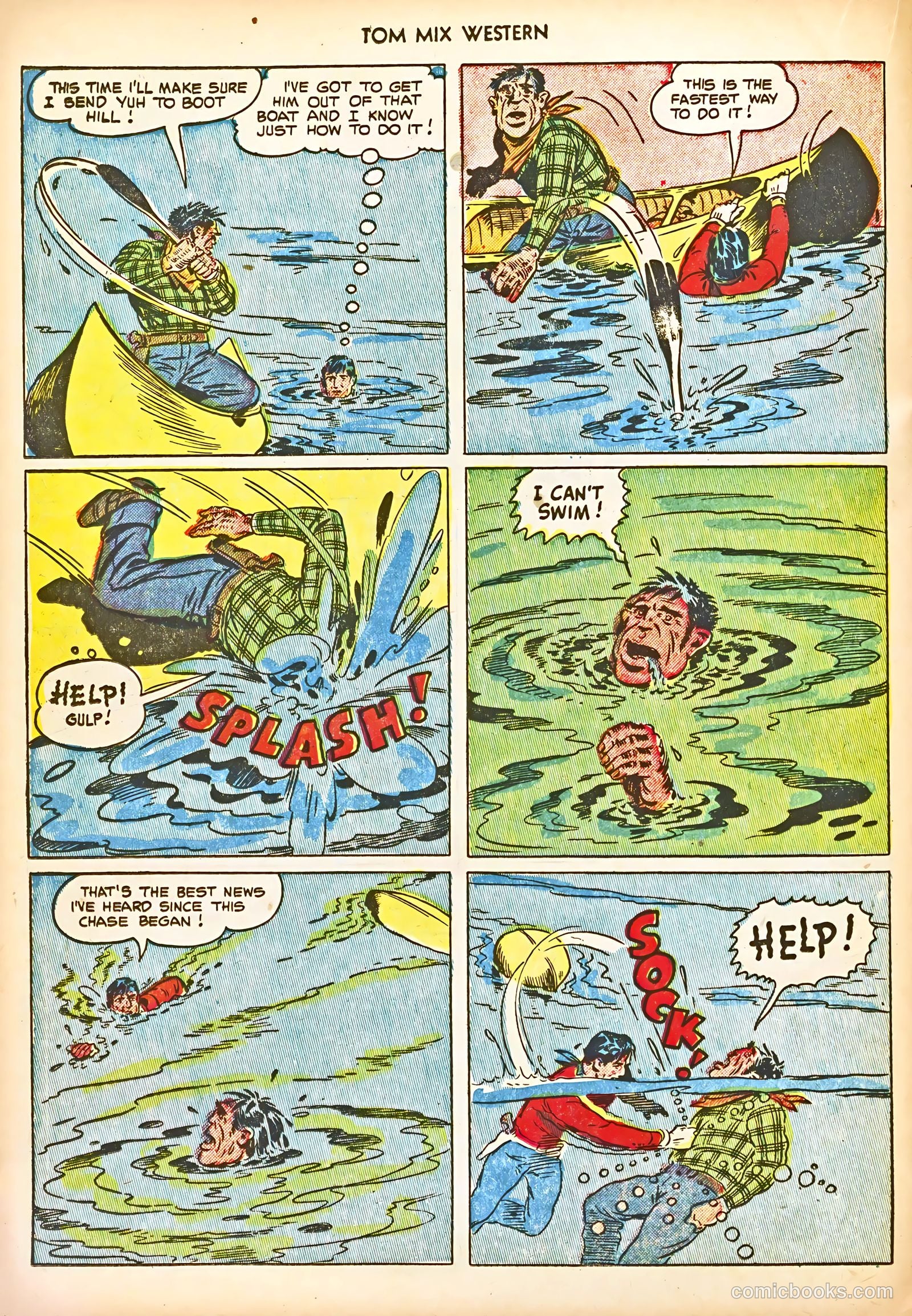 Tom Mix Western #59 (1953) — page 22 of 36