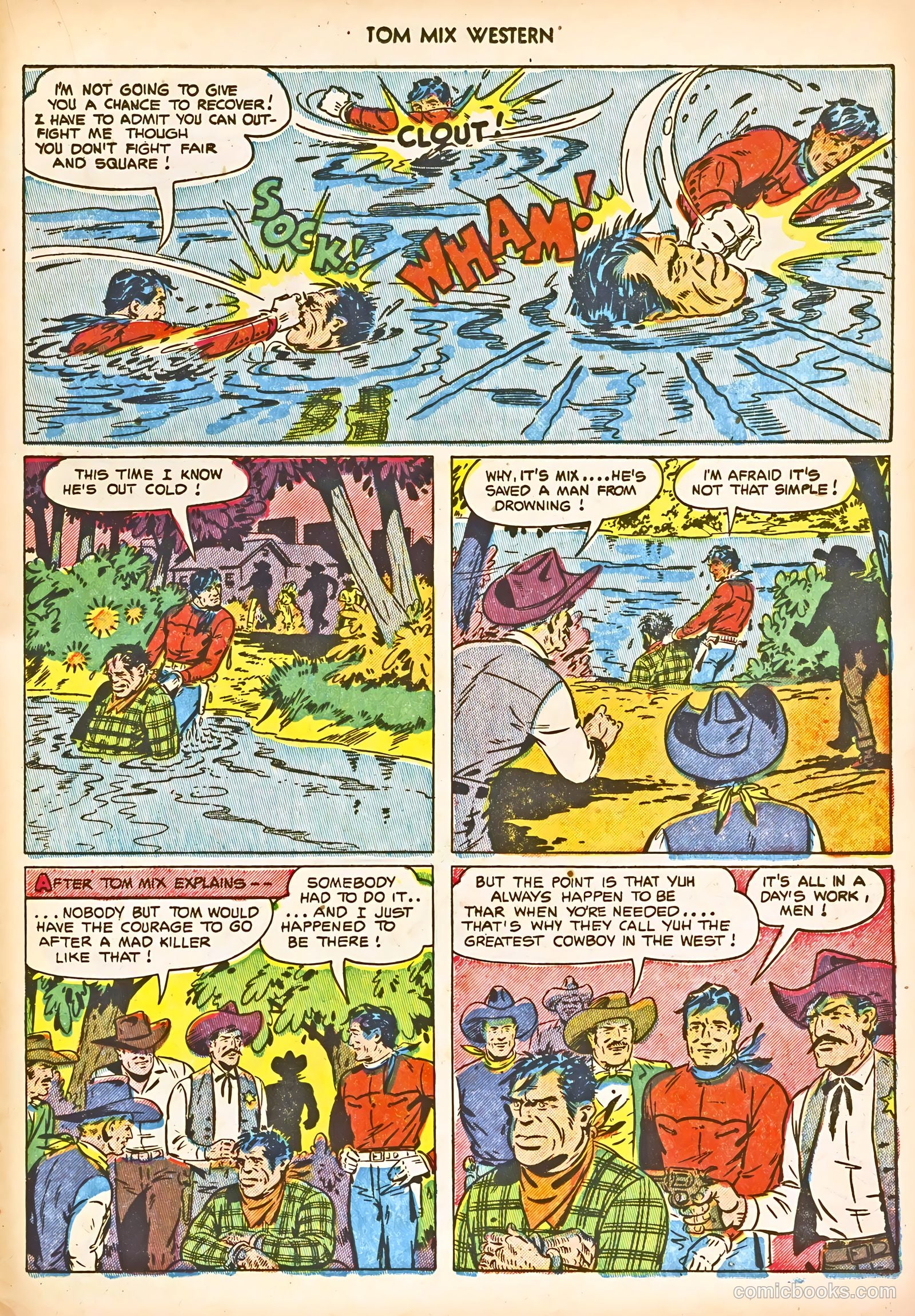 Tom Mix Western #59 (1953) — page 23 of 36