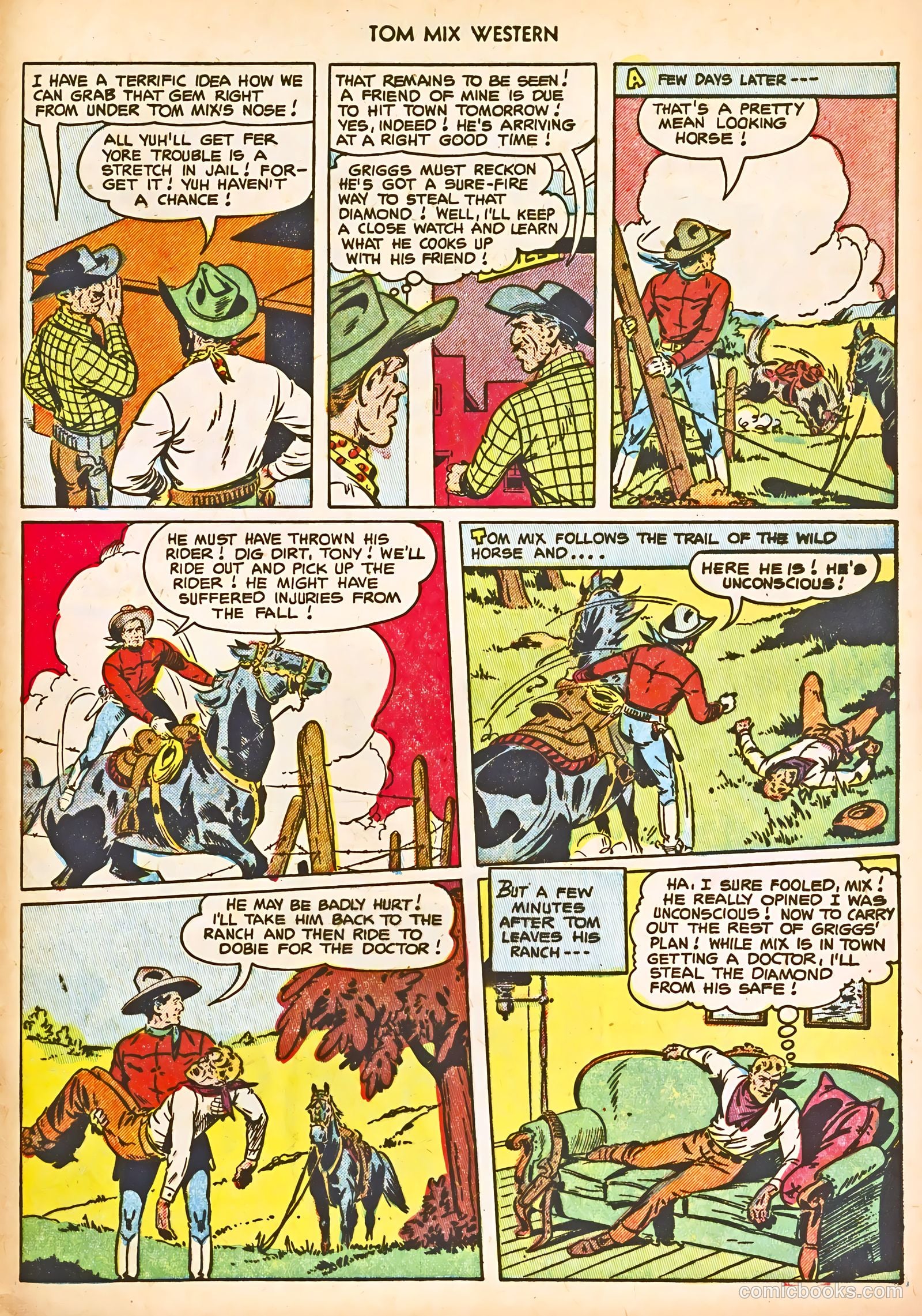 Tom Mix Western #59 (1953) — page 29 of 36