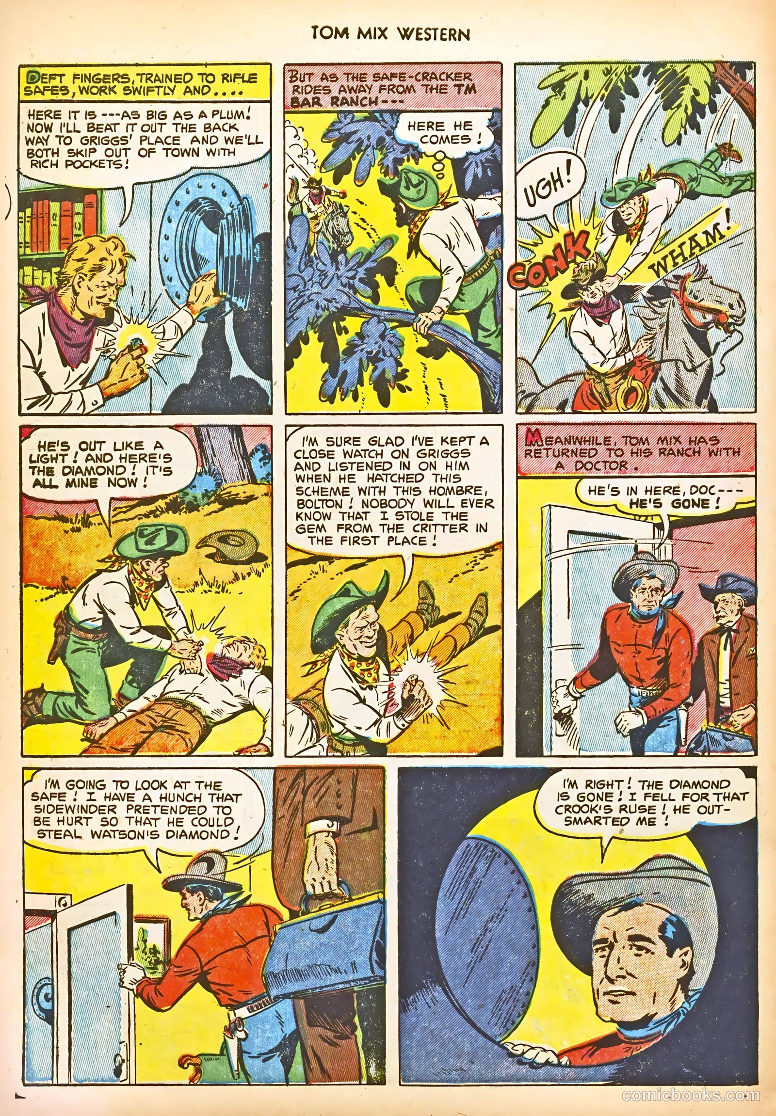 Tom Mix Western #59 (1953) — page 30 of 36
