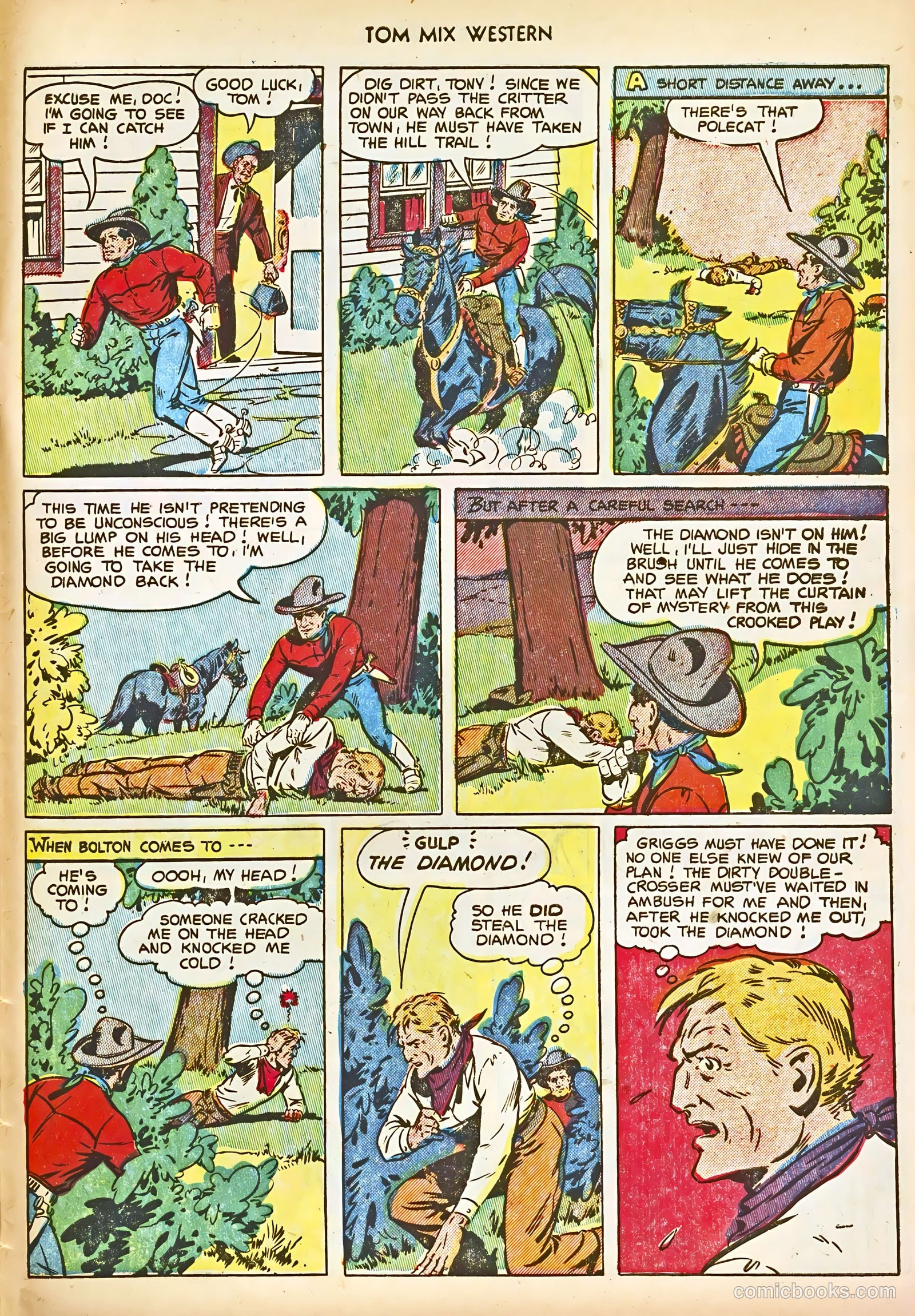 Tom Mix Western #59 (1953) — page 31 of 36