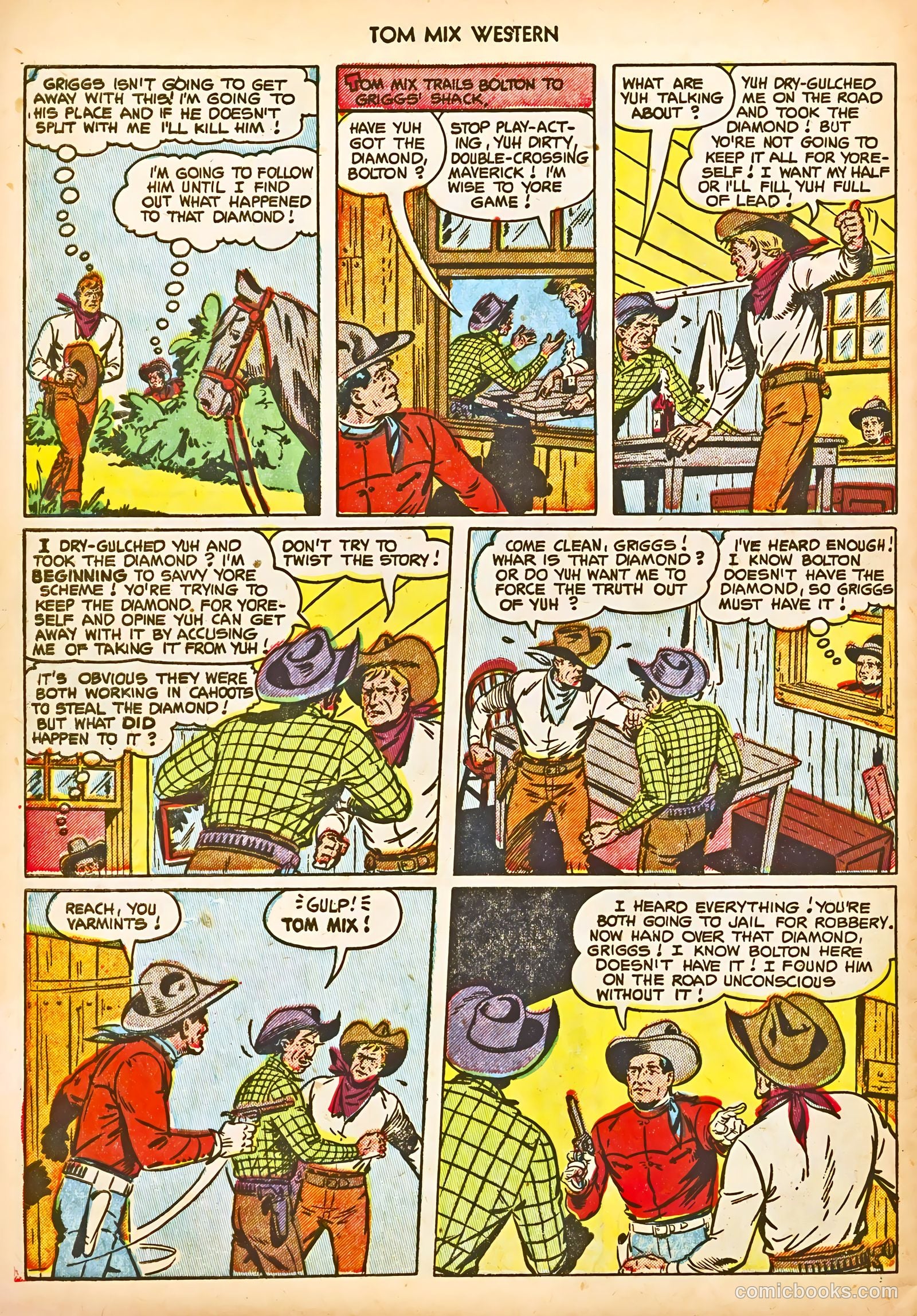 Tom Mix Western #59 (1953) — page 32 of 36