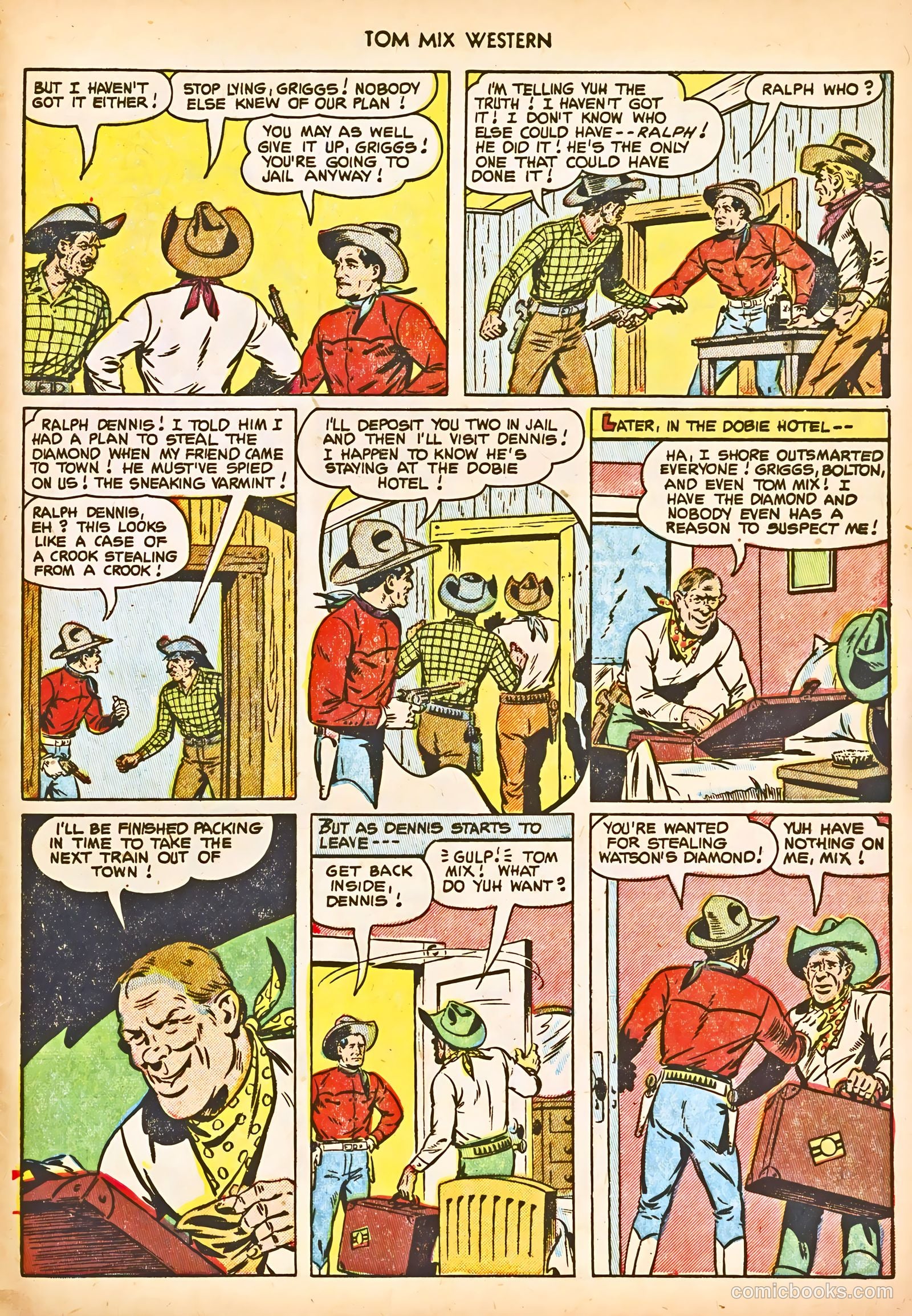 Tom Mix Western #59 (1953) — page 33 of 36