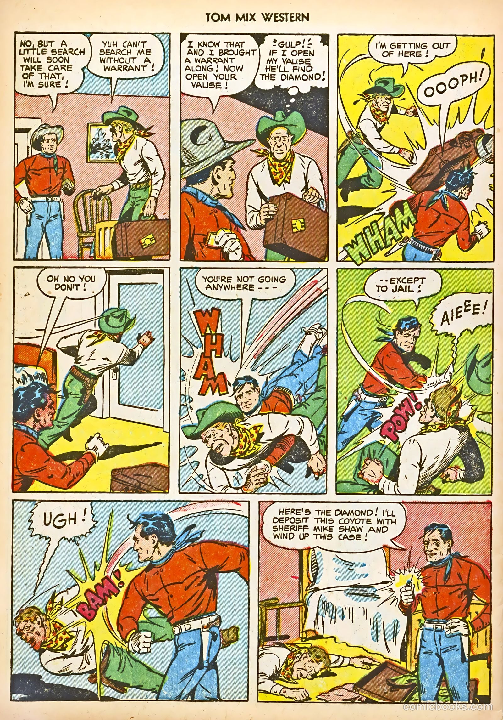 Tom Mix Western #59 (1953) — page 34 of 36