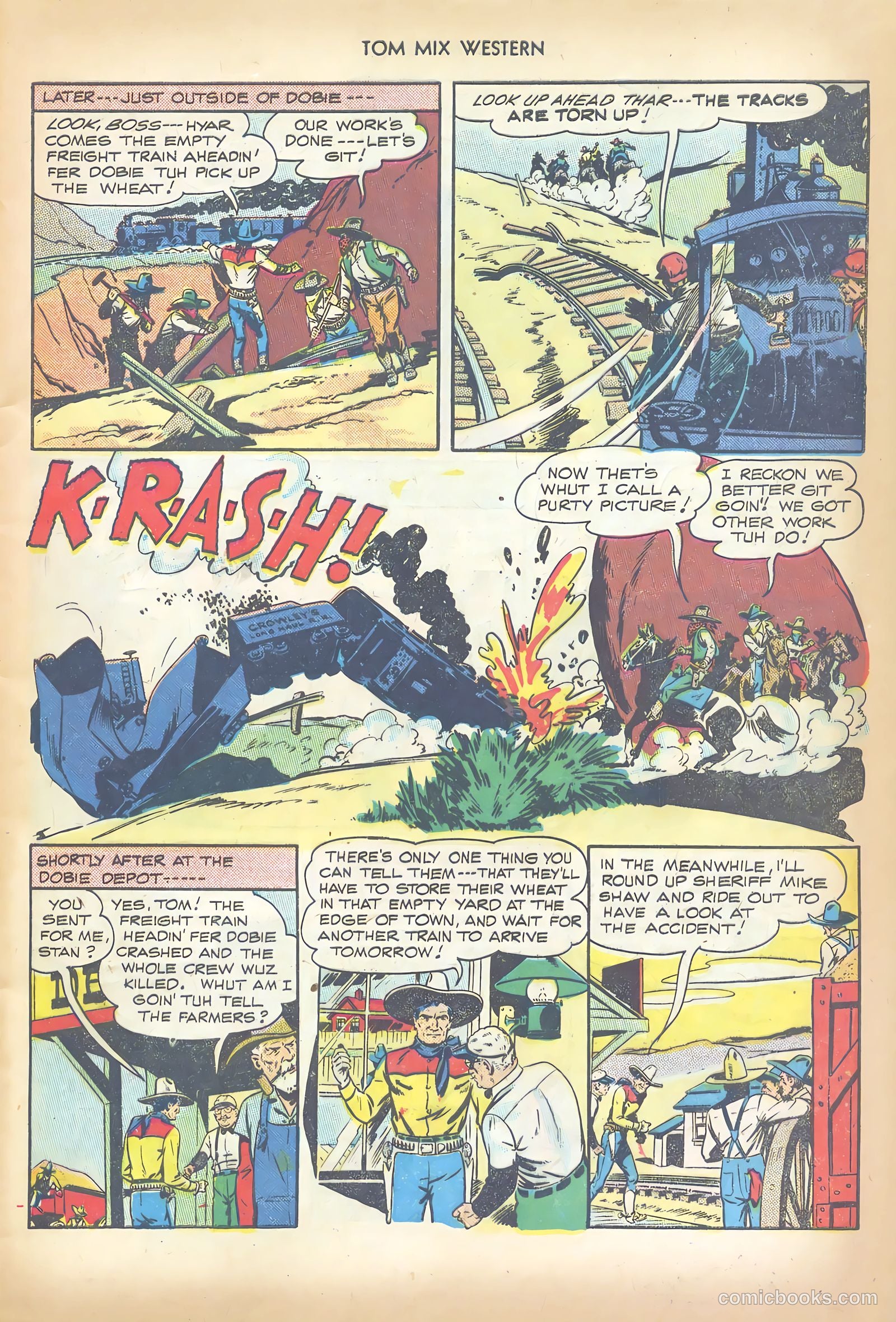 Tom Mix Western #6 (1948) — page 5 of 52