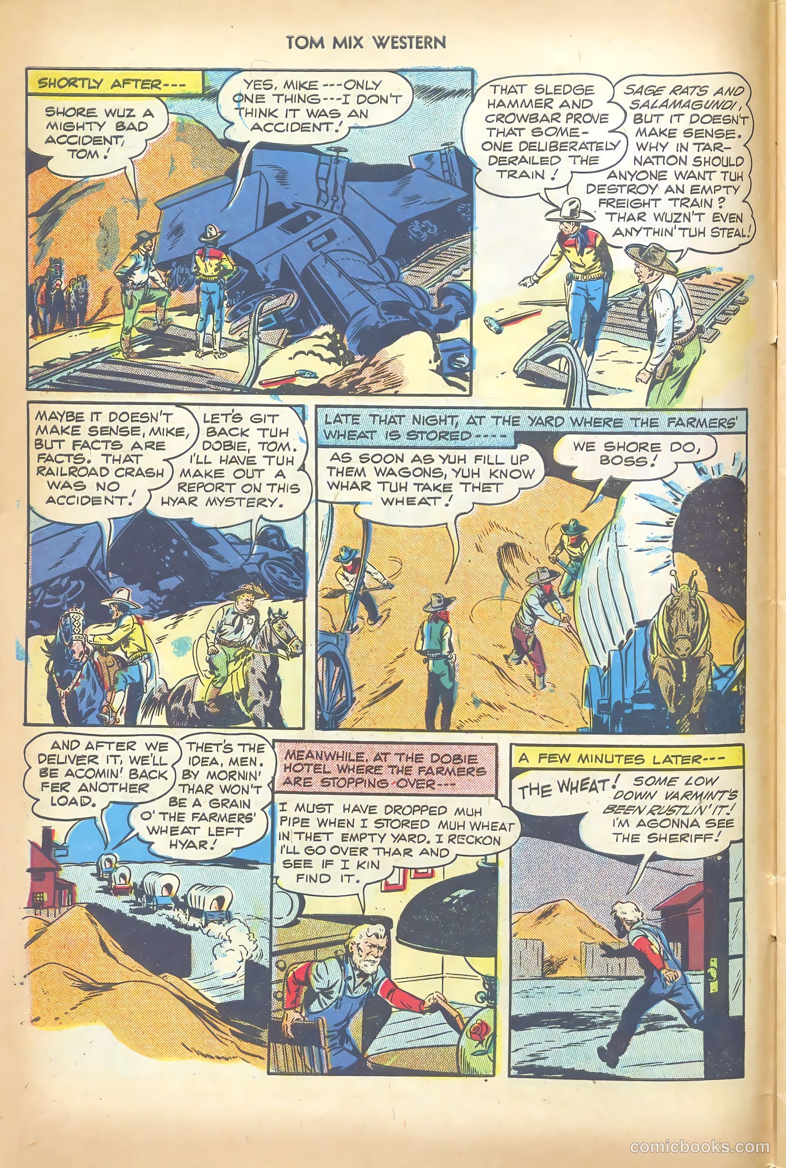 Tom Mix Western #6 (1948) — page 6 of 52