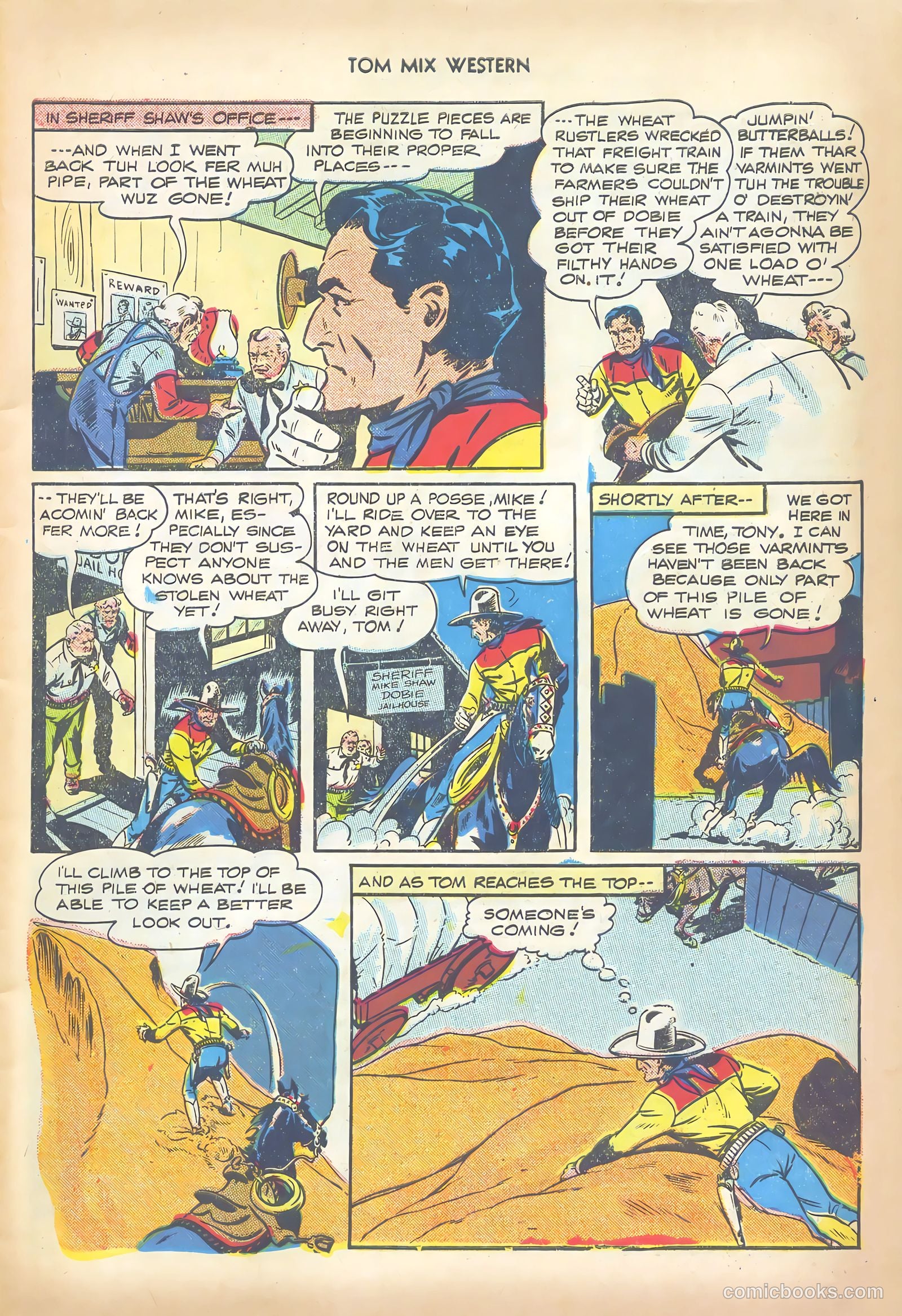 Tom Mix Western #6 (1948) — page 7 of 52