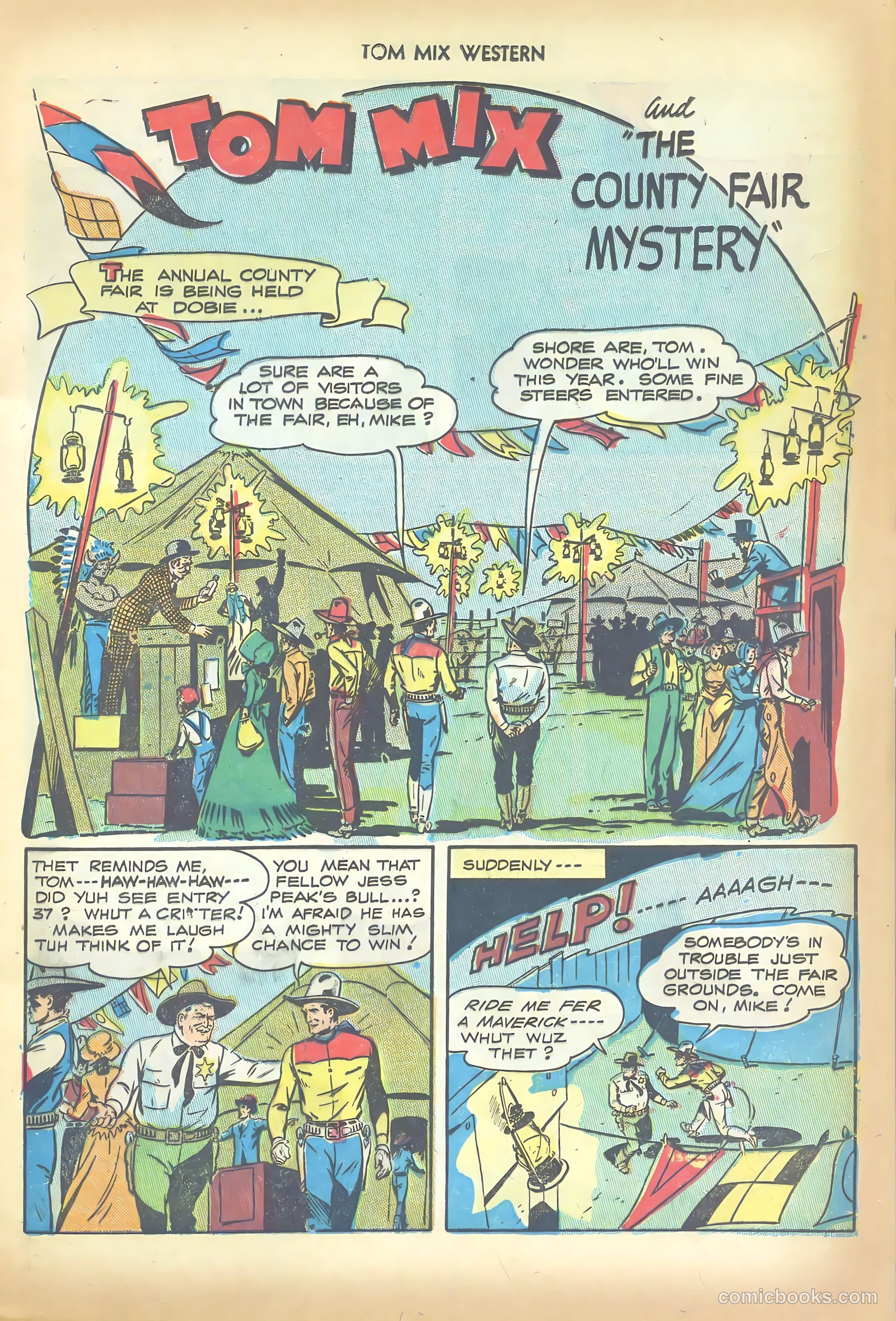 Tom Mix Western #6 (1948) — page 17 of 52