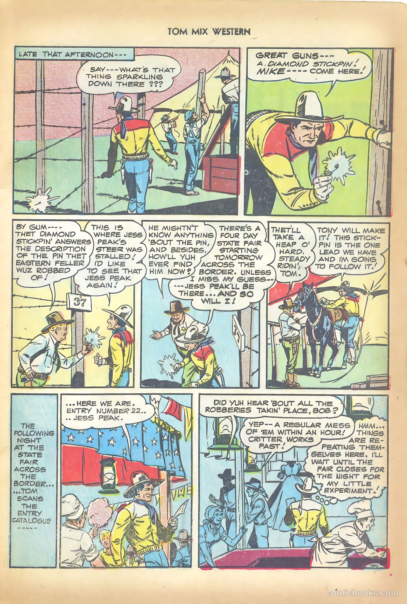 Tom Mix Western #6 (1948) — page 21 of 52