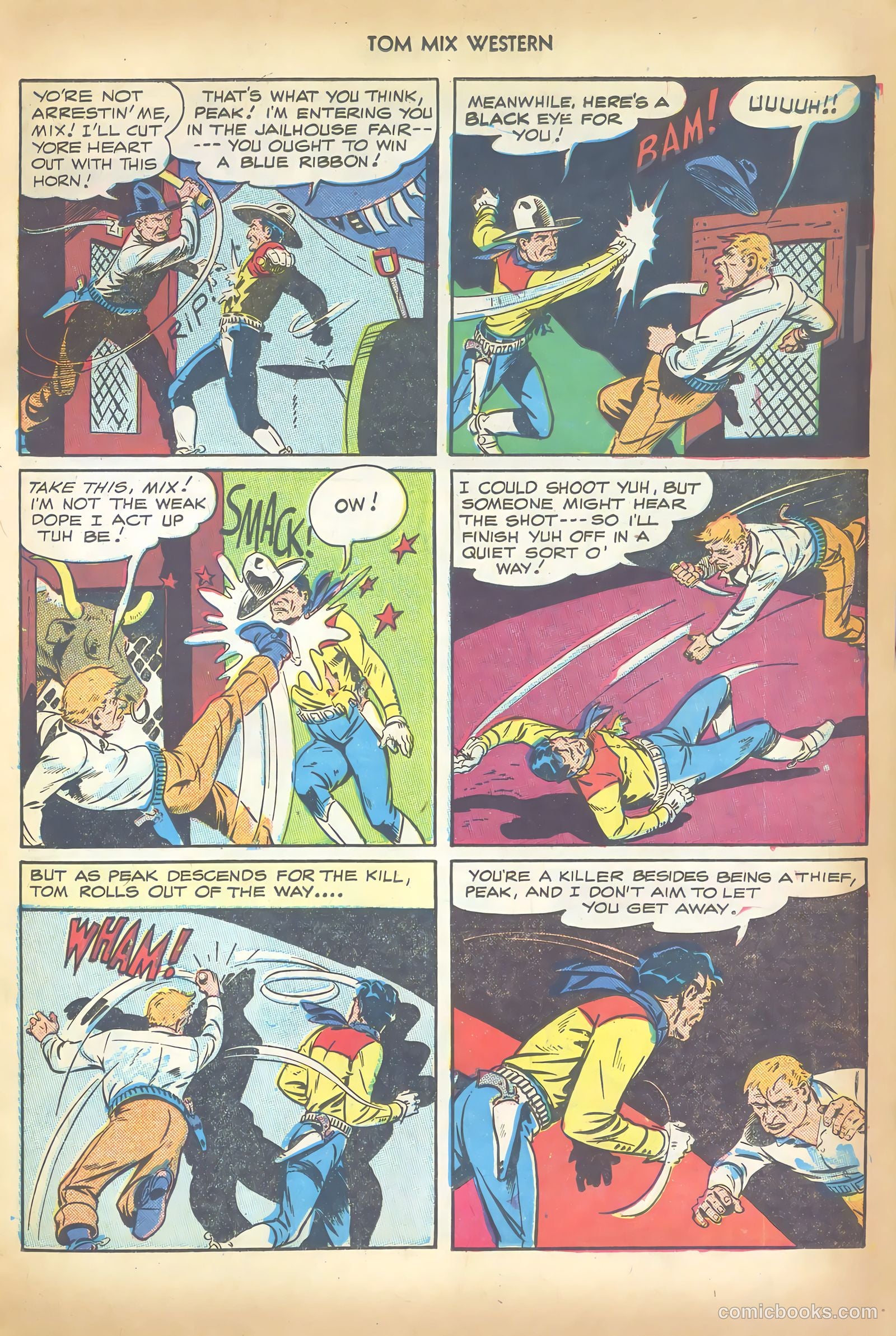 Tom Mix Western #6 (1948) — page 23 of 52