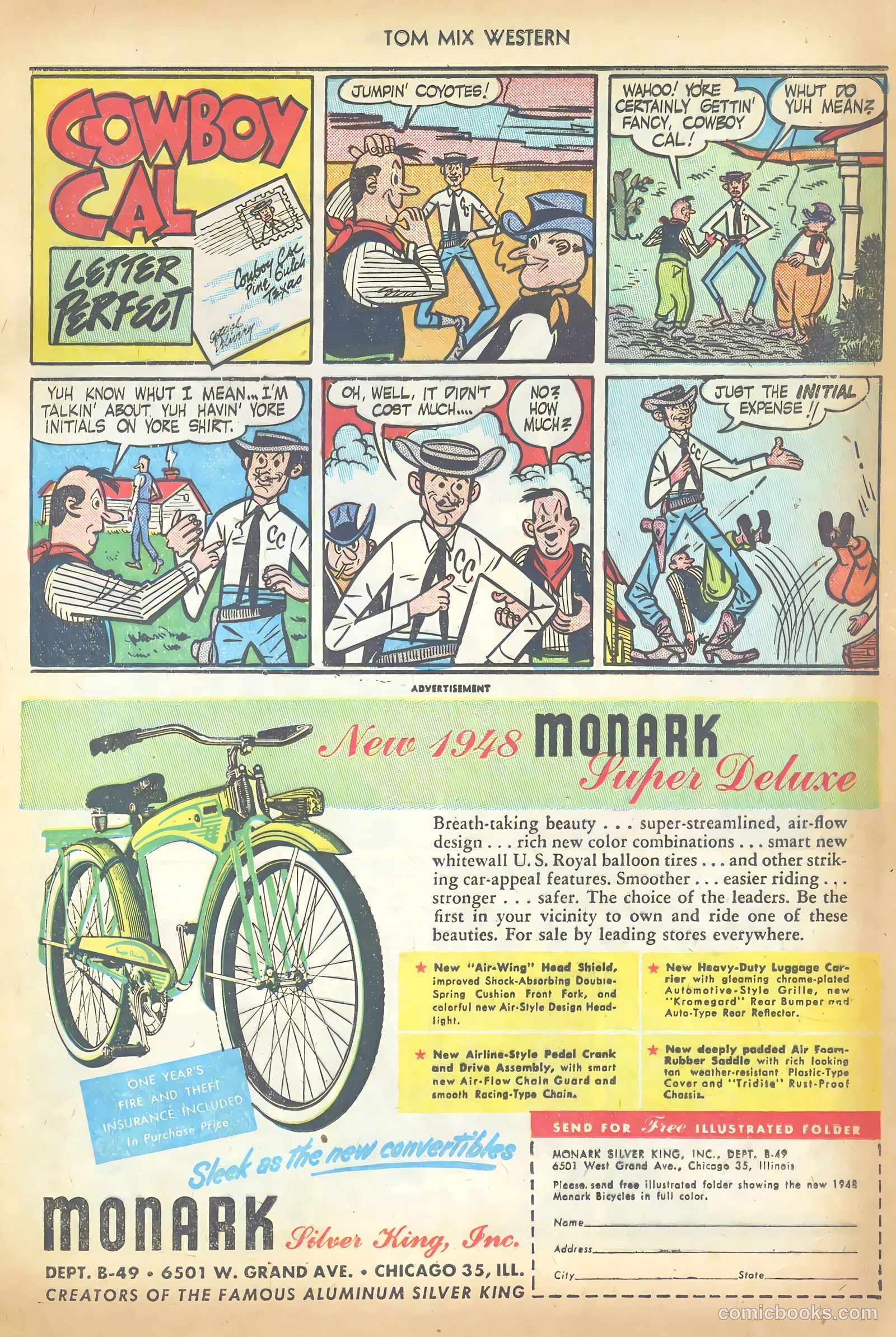 Tom Mix Western #6 (1948) — page 25 of 52