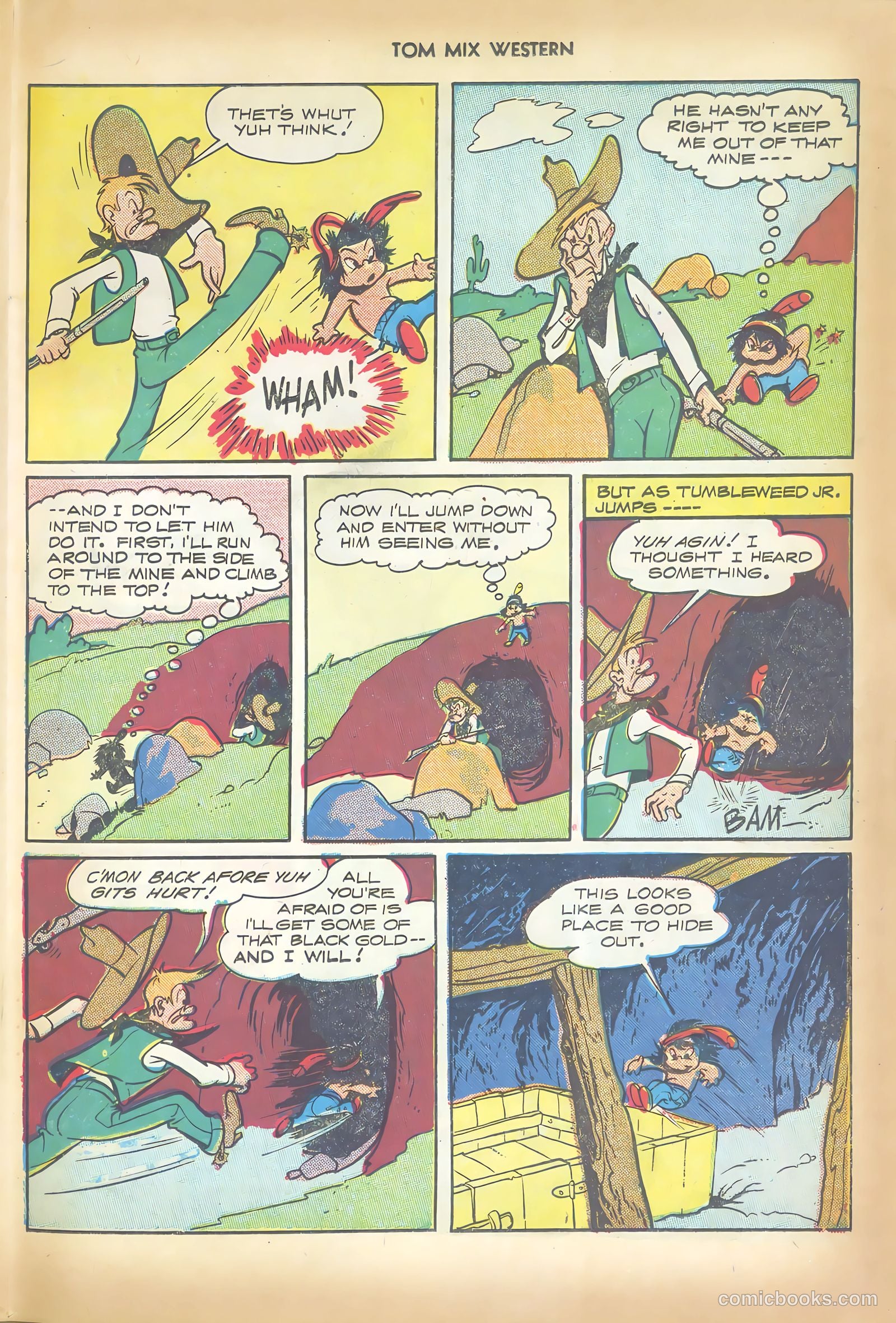 Tom Mix Western #6 (1948) — page 27 of 52