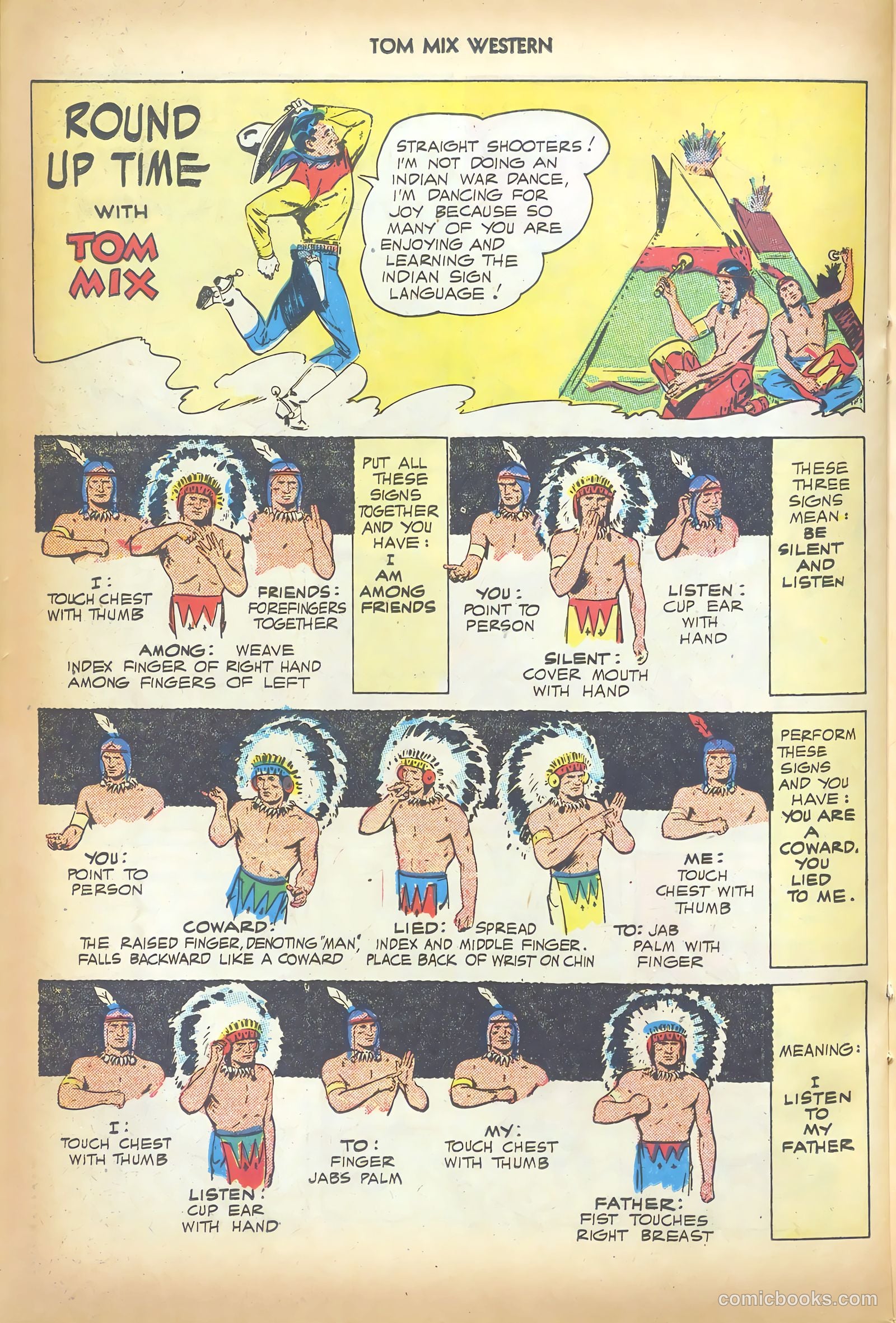 Tom Mix Western #6 (1948) — page 30 of 52