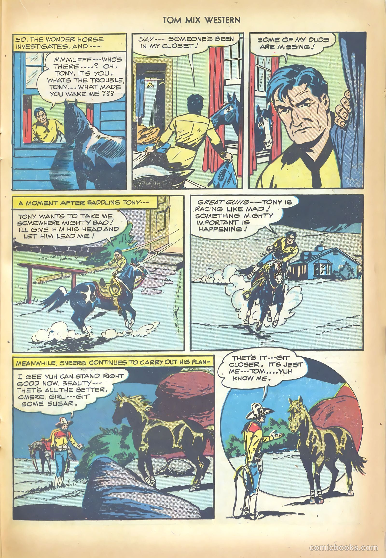 Tom Mix Western #6 (1948) — page 37 of 52