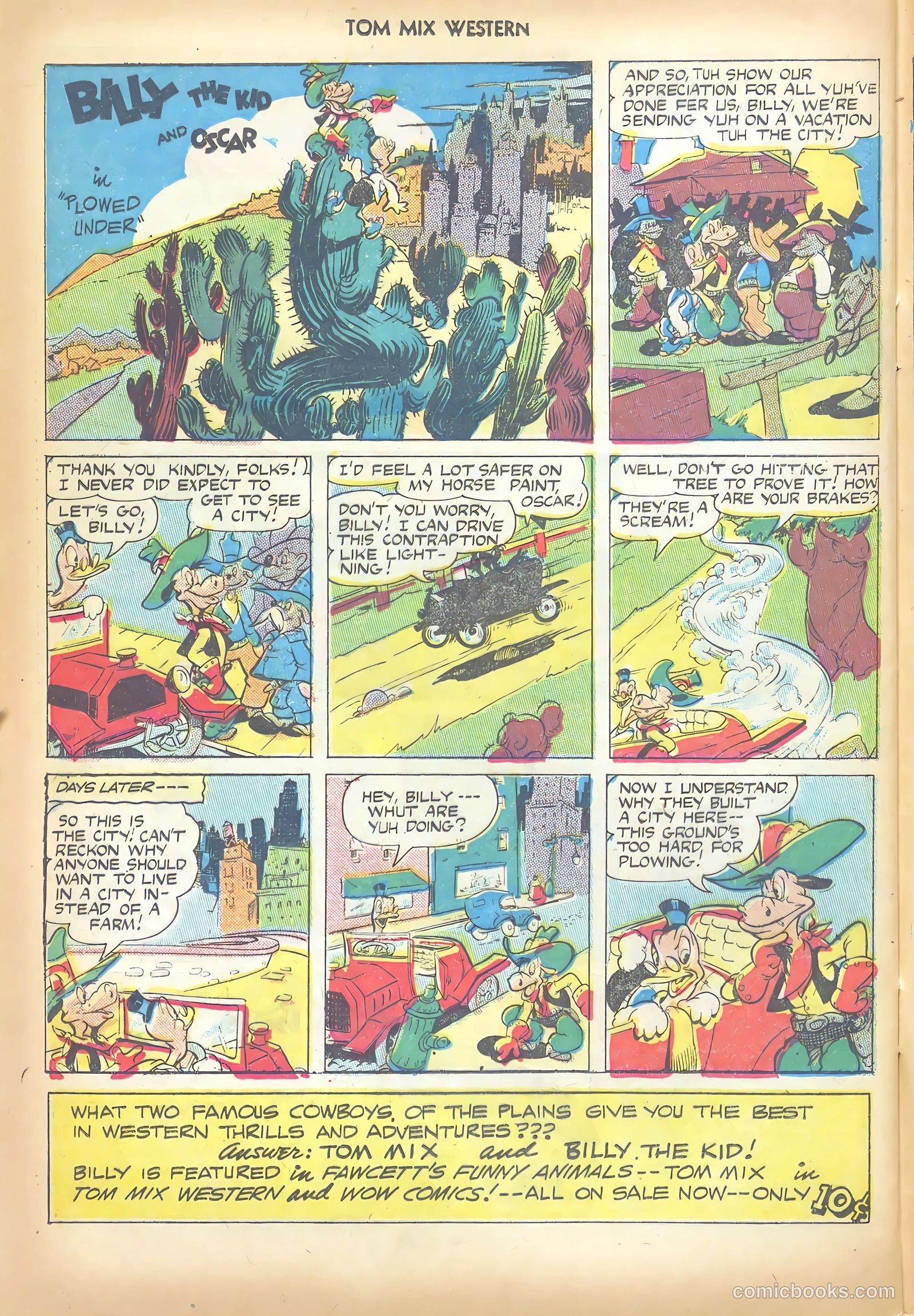 Tom Mix Western #6 (1948) — page 40 of 52