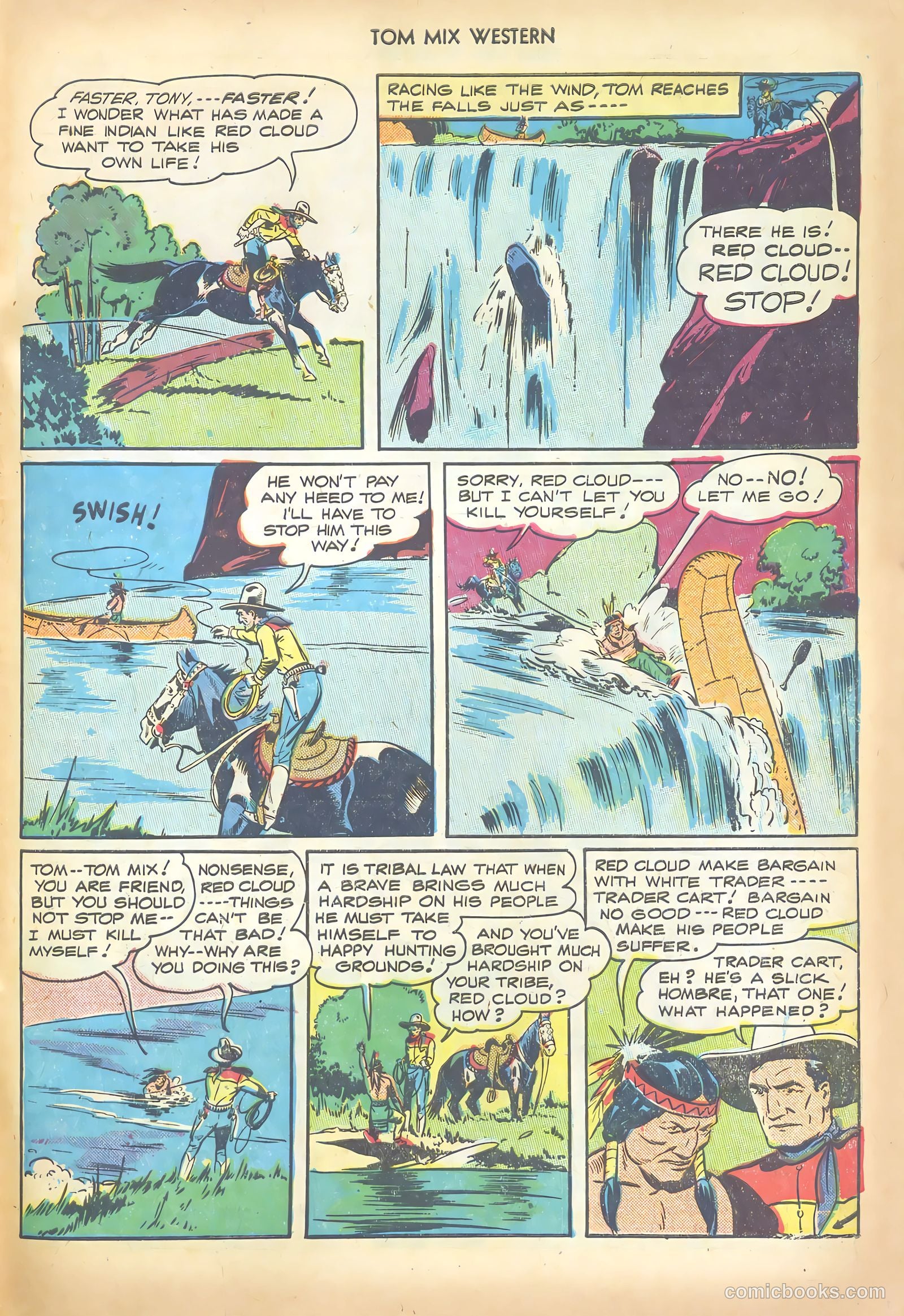 Tom Mix Western #6 (1948) — page 43 of 52