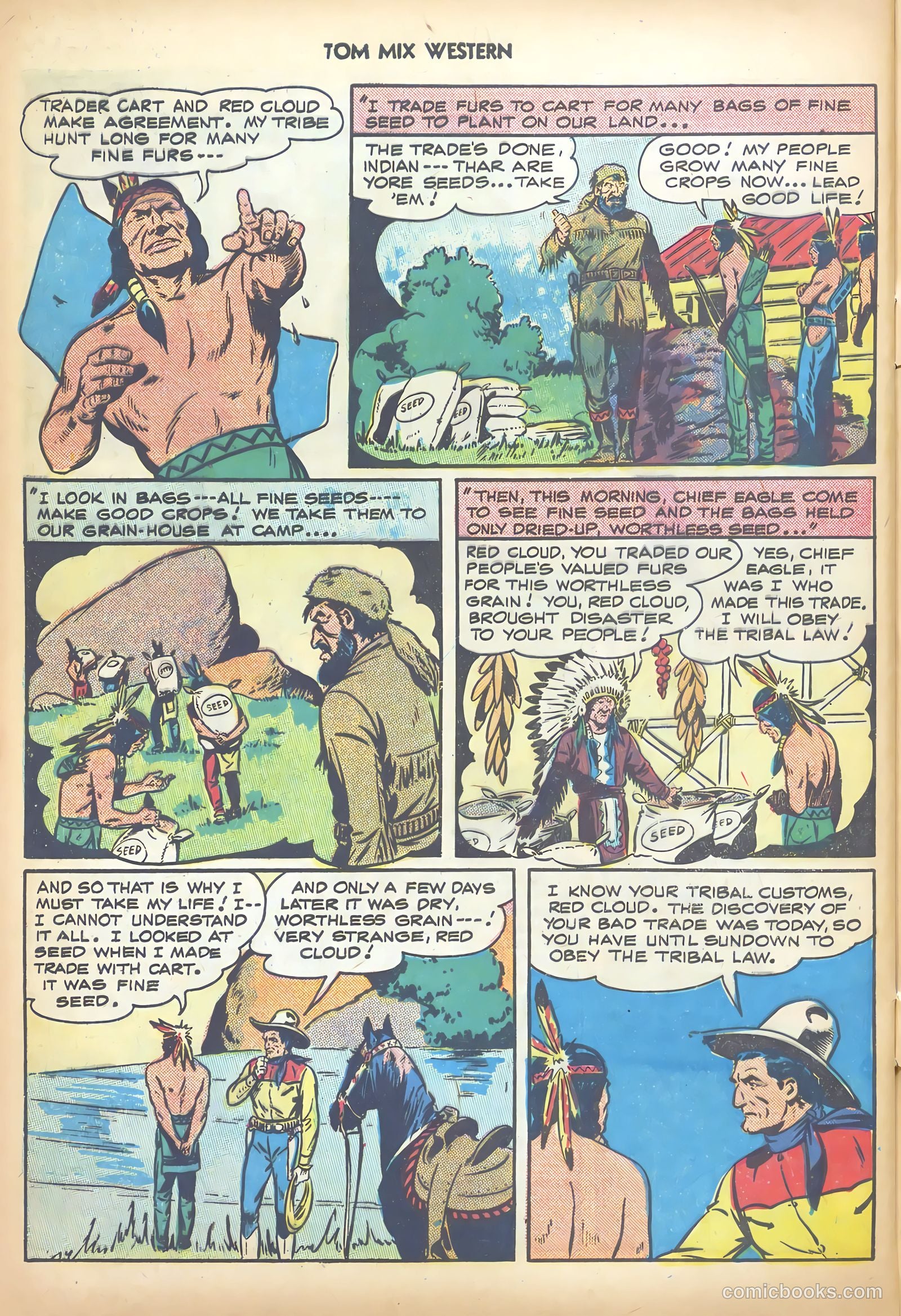 Tom Mix Western #6 (1948) — page 44 of 52