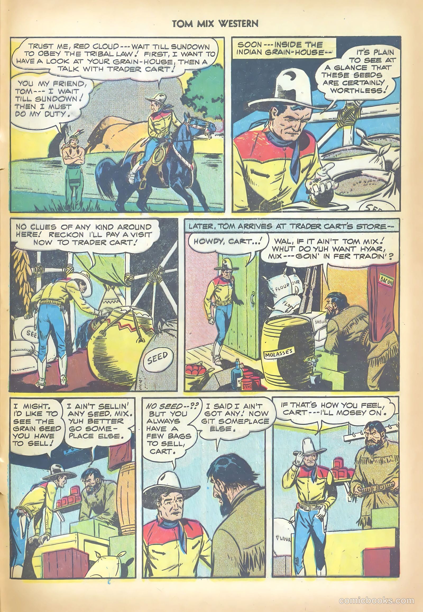 Tom Mix Western #6 (1948) — page 45 of 52