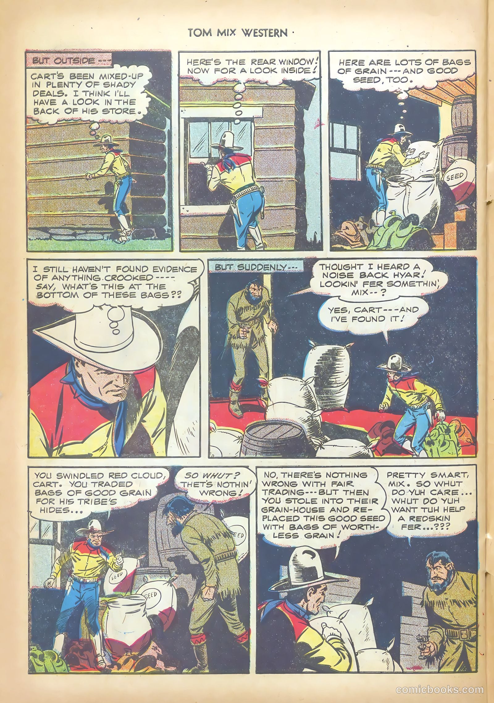 Tom Mix Western #6 (1948) — page 46 of 52