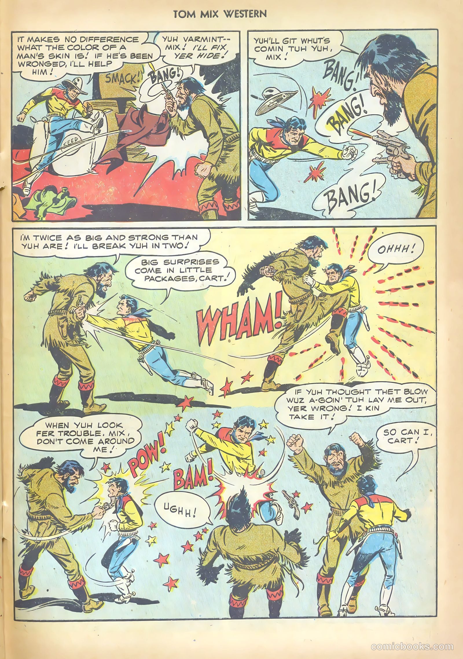 Tom Mix Western #6 (1948) — page 47 of 52
