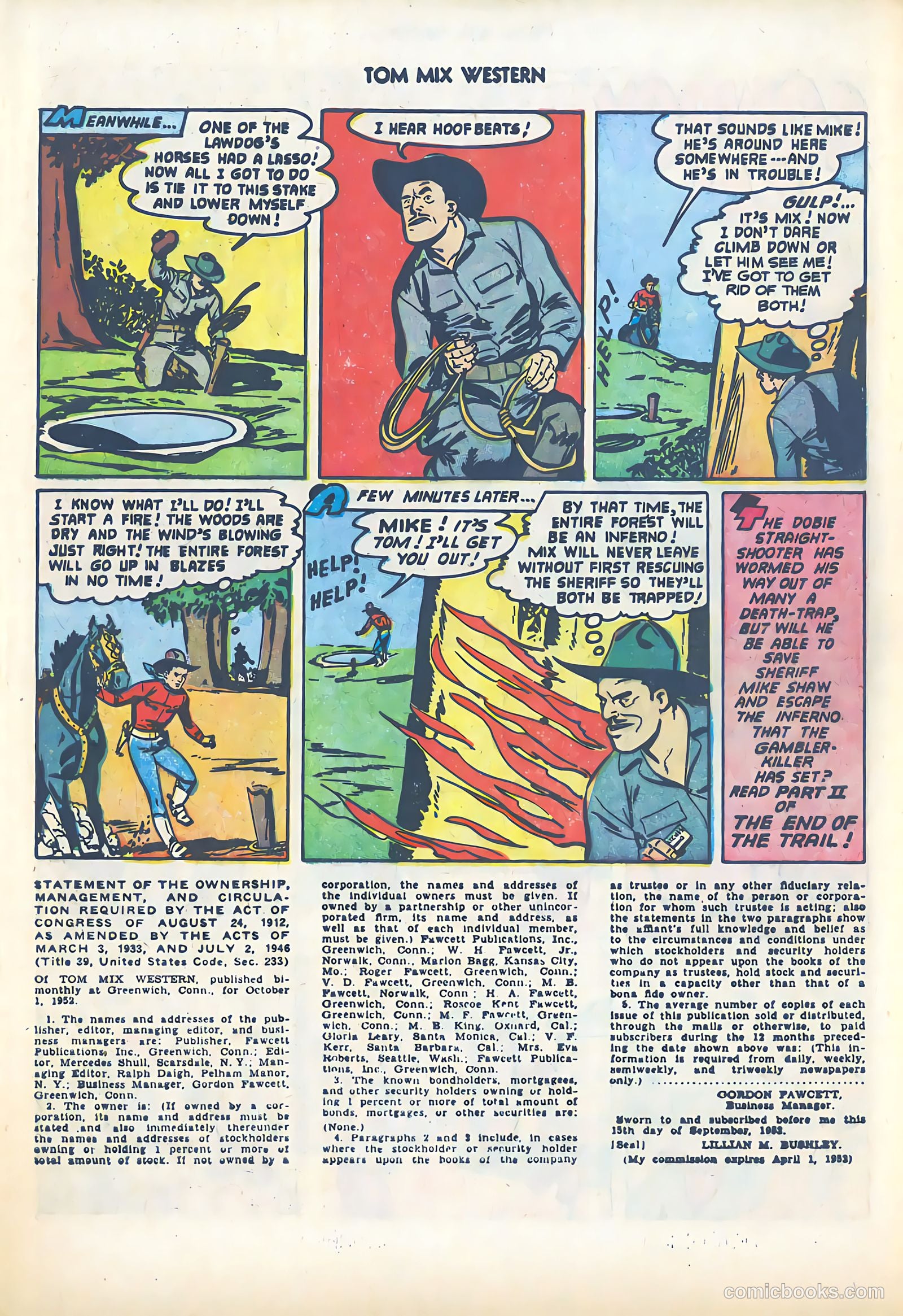 Tom Mix Western #60 (1953) — page 9 of 35