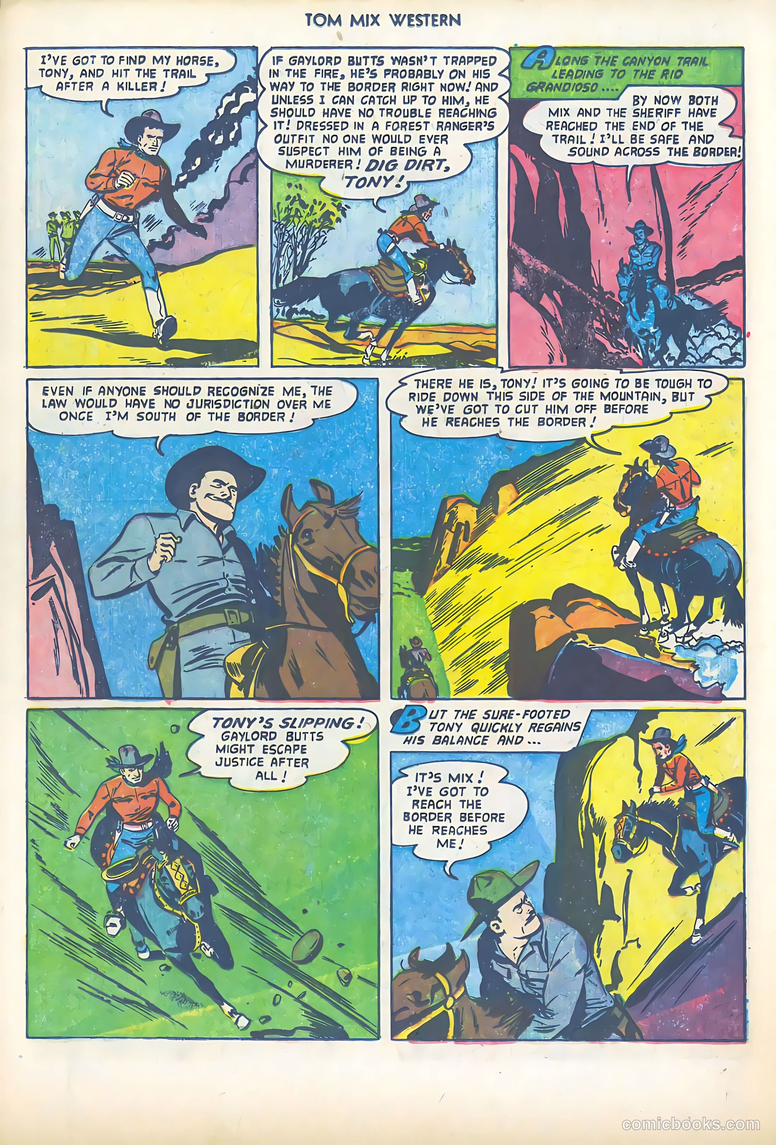 Tom Mix Western #60 (1953) — page 14 of 35