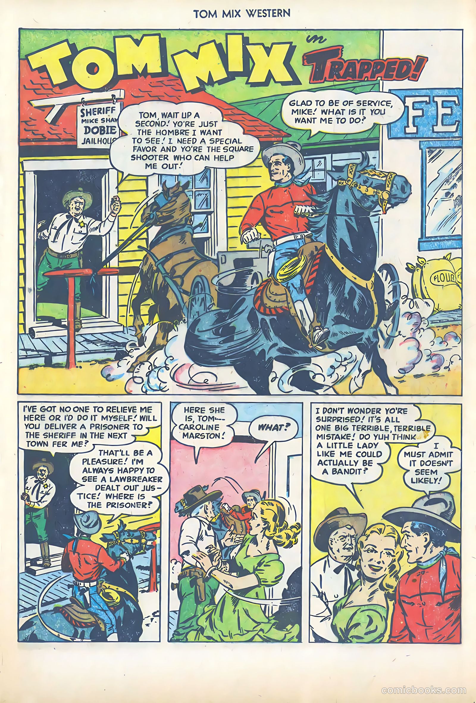 Tom Mix Western #60 (1953) — page 17 of 35
