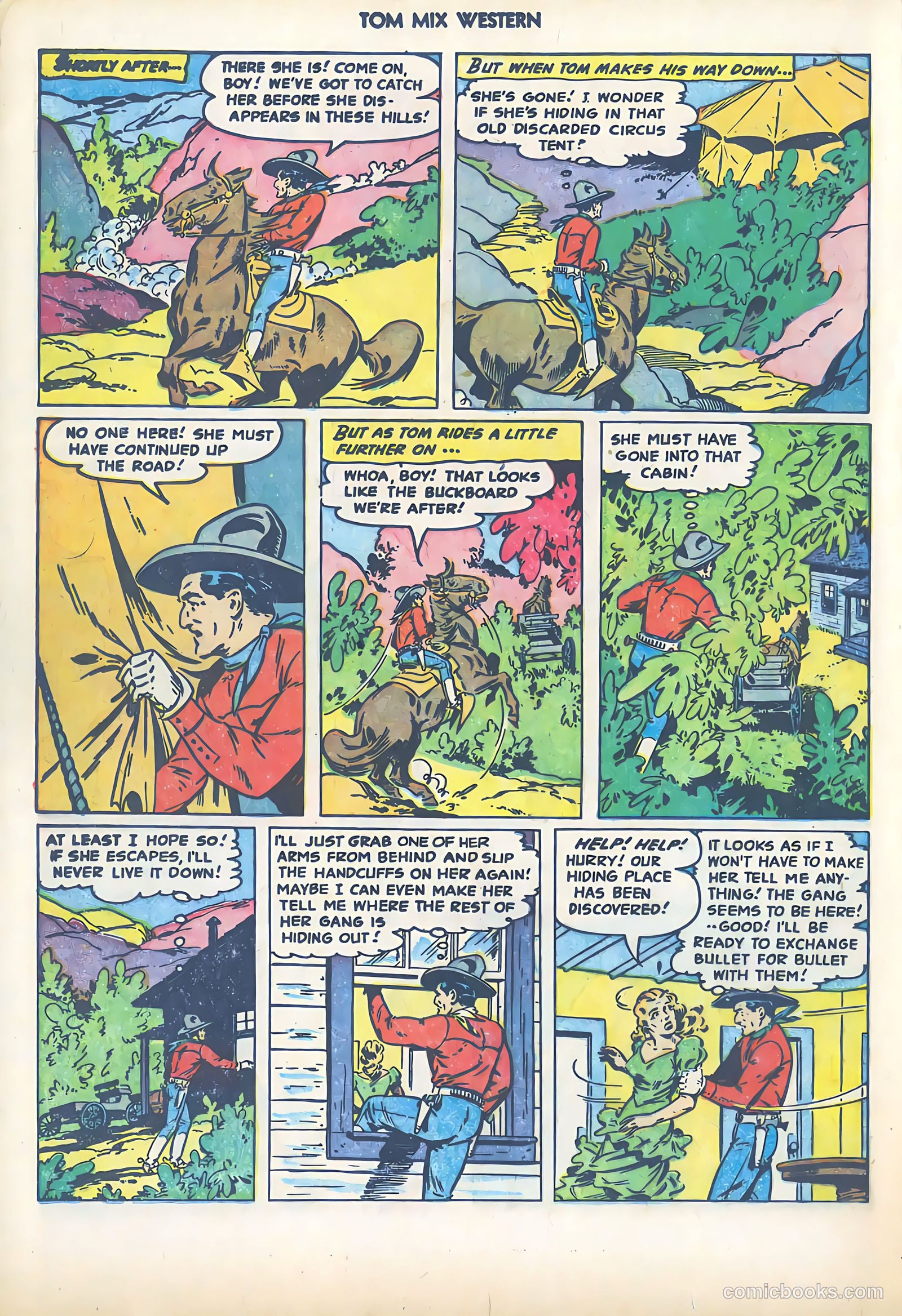 Tom Mix Western #60 (1953) — page 19 of 35