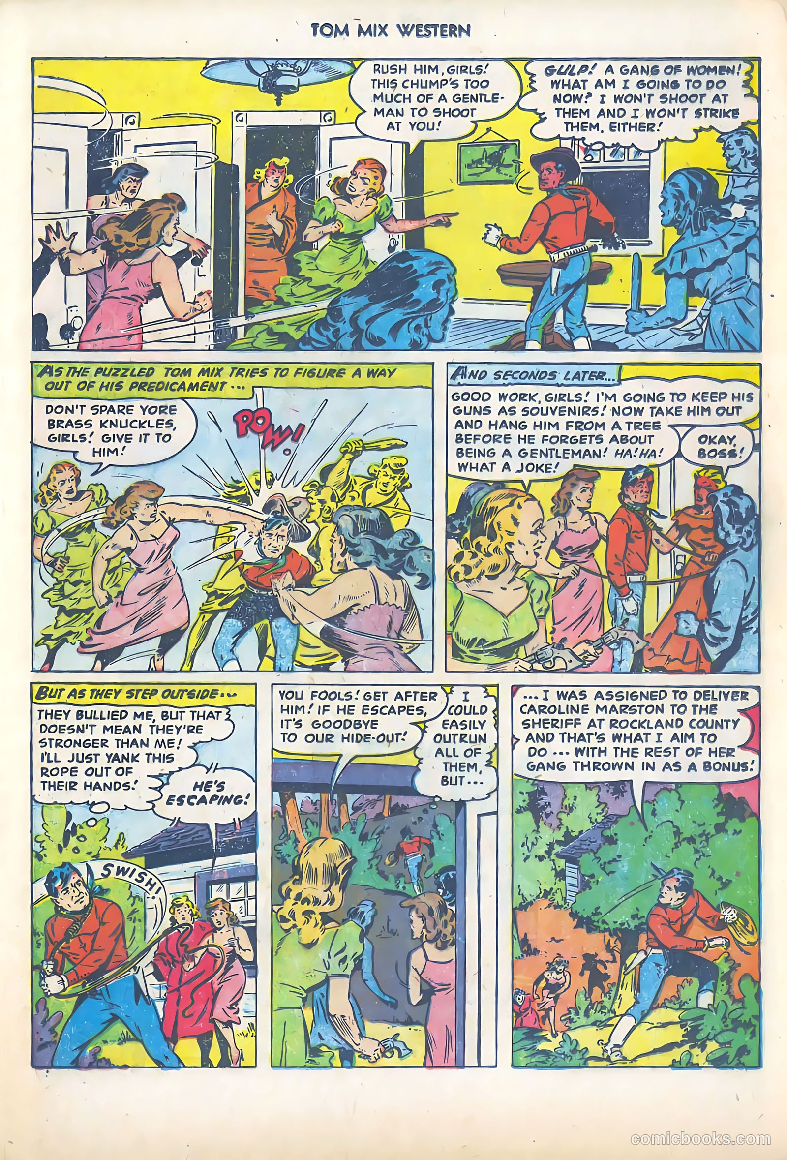Tom Mix Western #60 (1953) — page 20 of 35