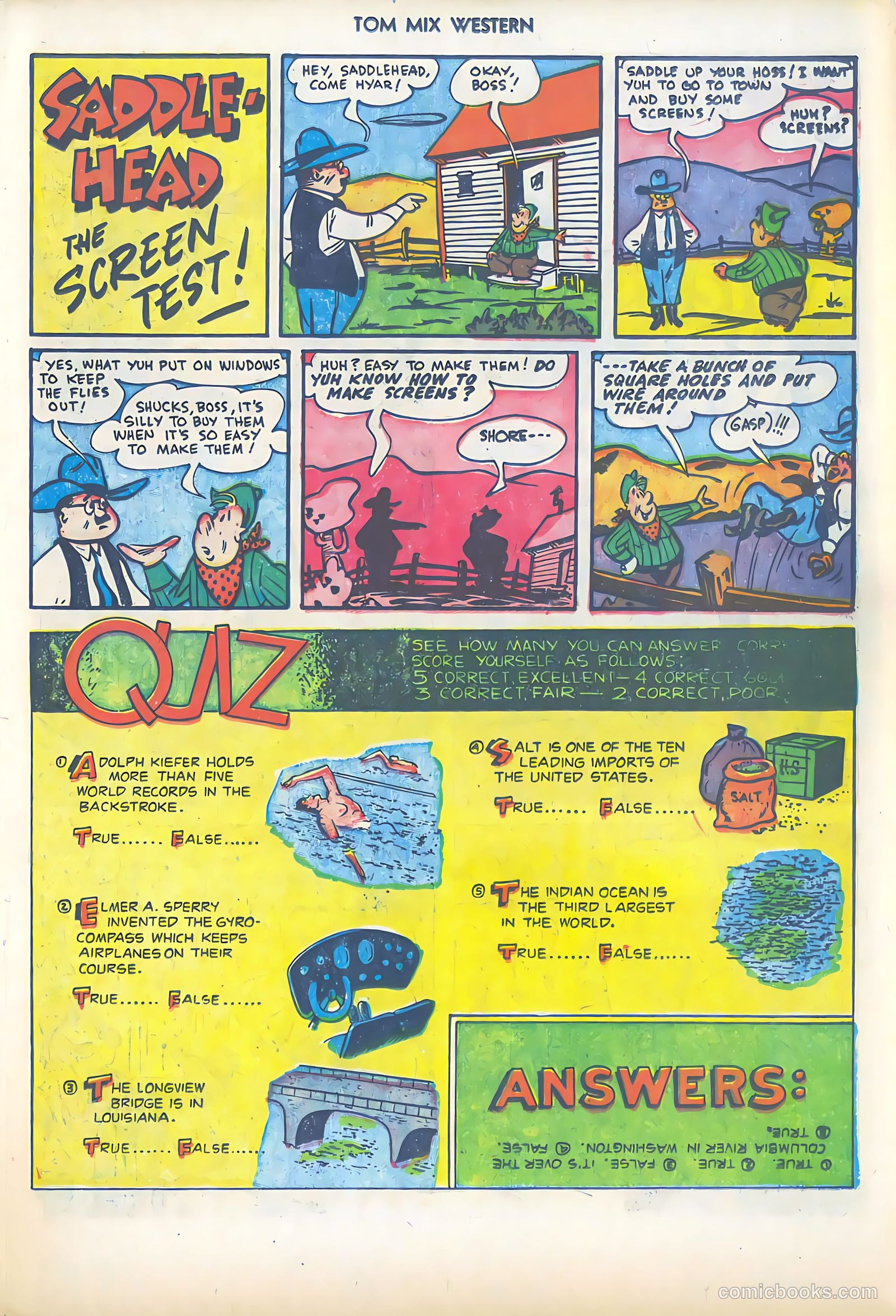 Tom Mix Western #60 (1953) — page 22 of 35