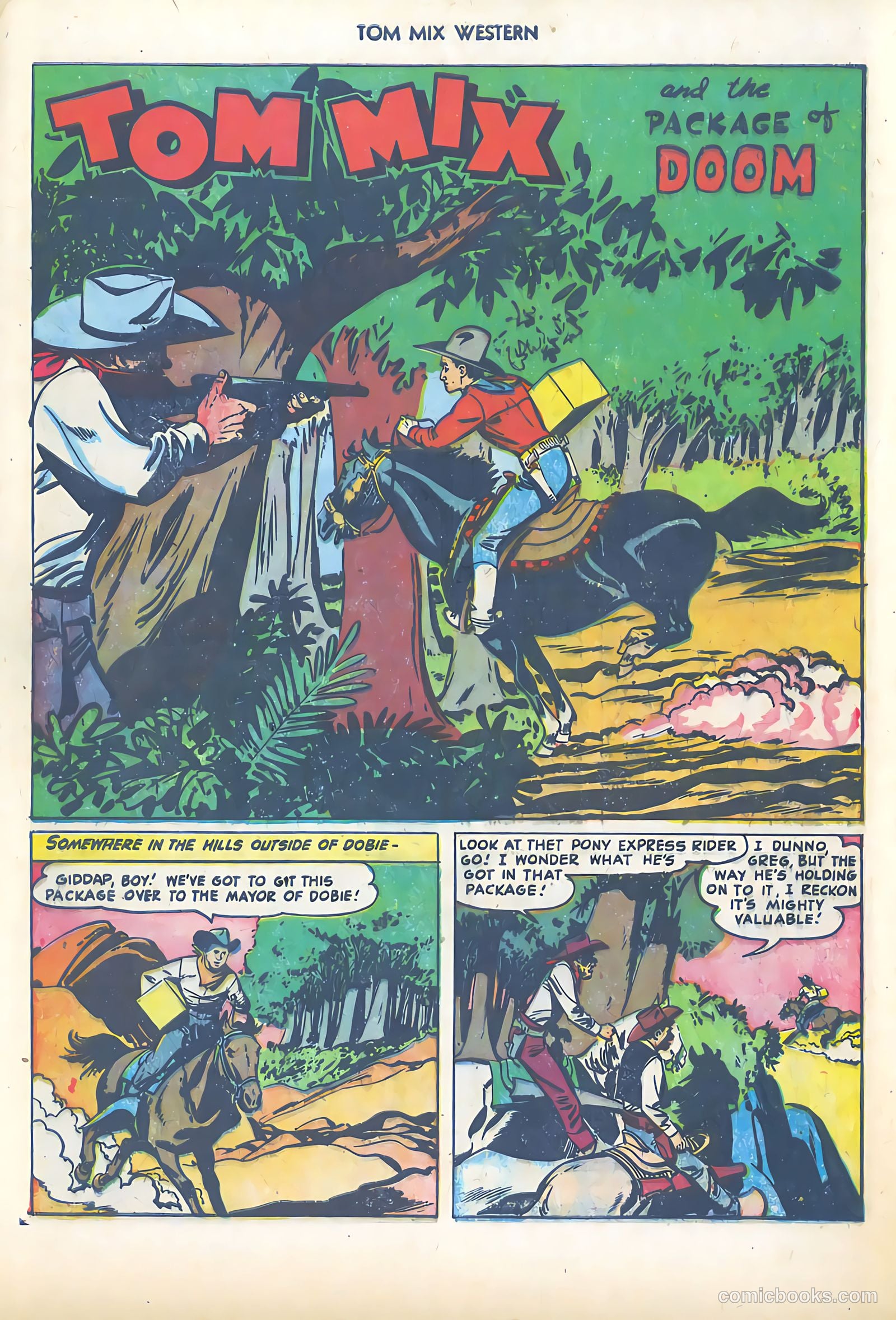 Tom Mix Western #60 (1953) — page 27 of 35
